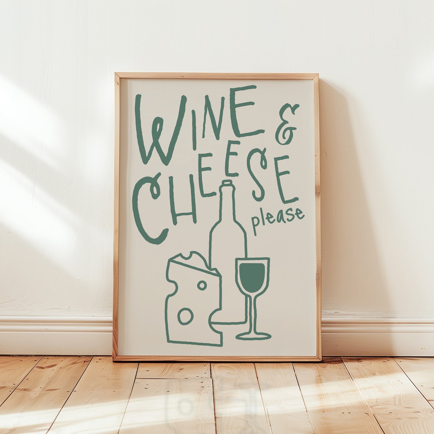 Wine And Cheese Please Print