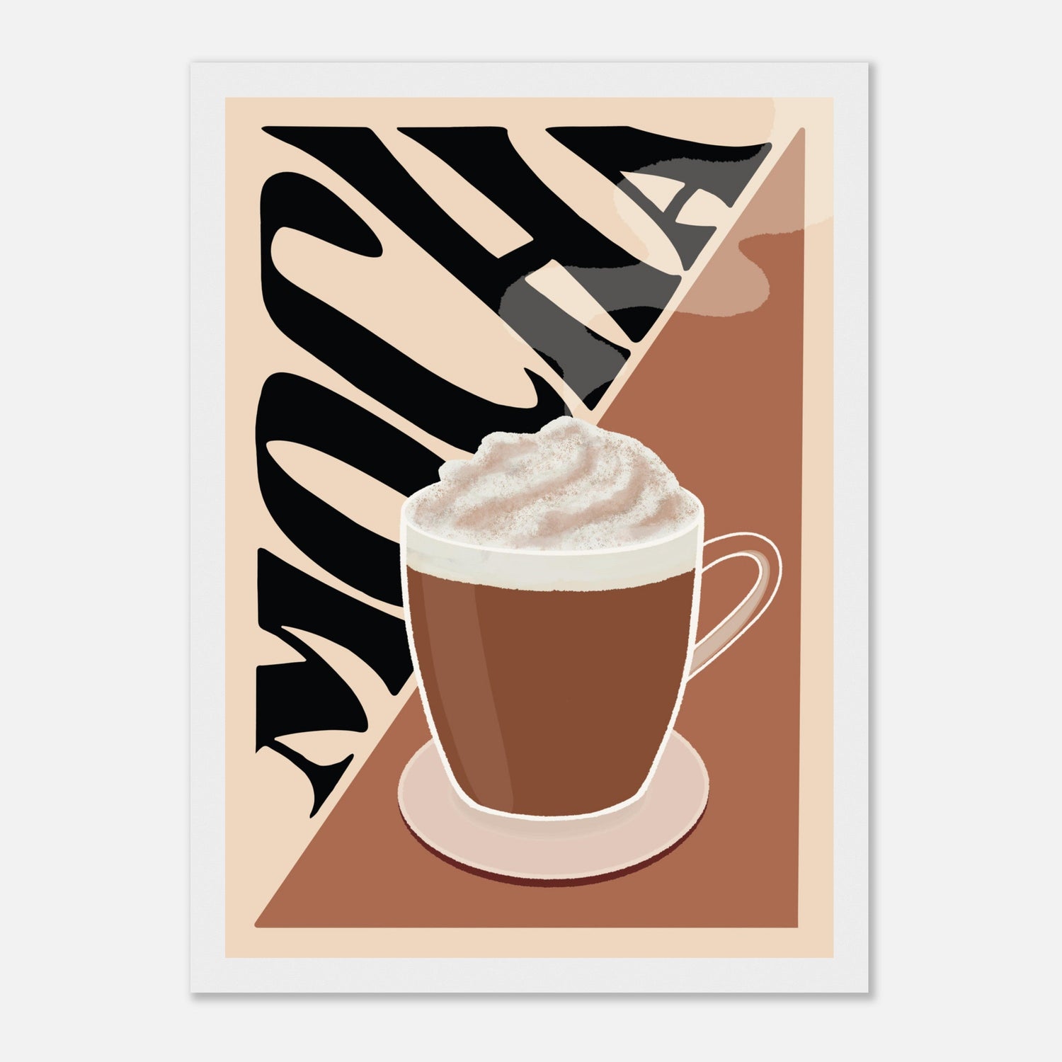 Mocha Coffee Print
