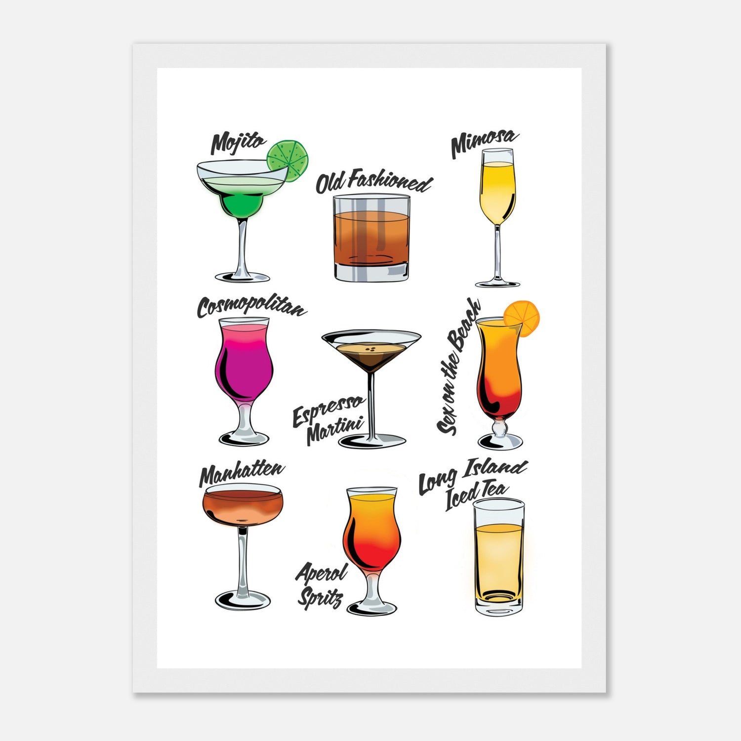 Cocktails Print