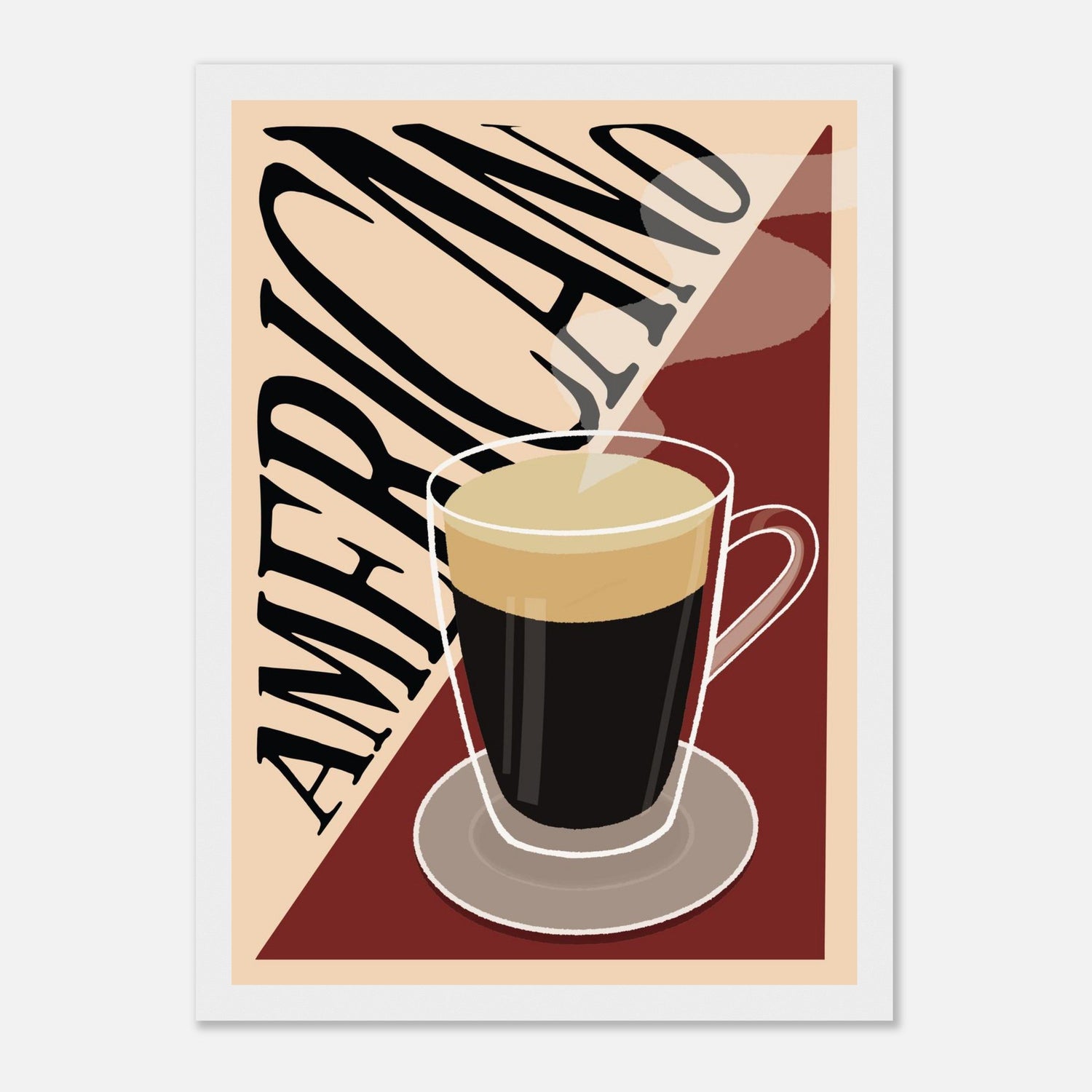 Americano Coffee Print