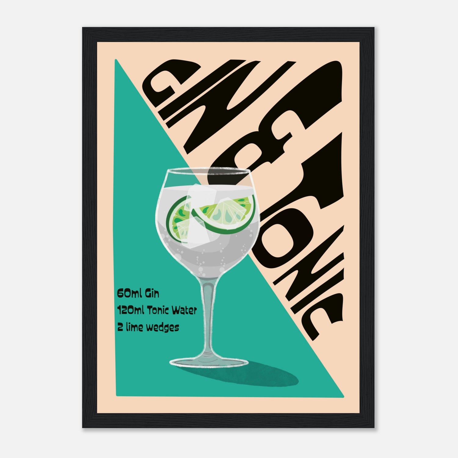 Gin And Tonic Cocktail Print