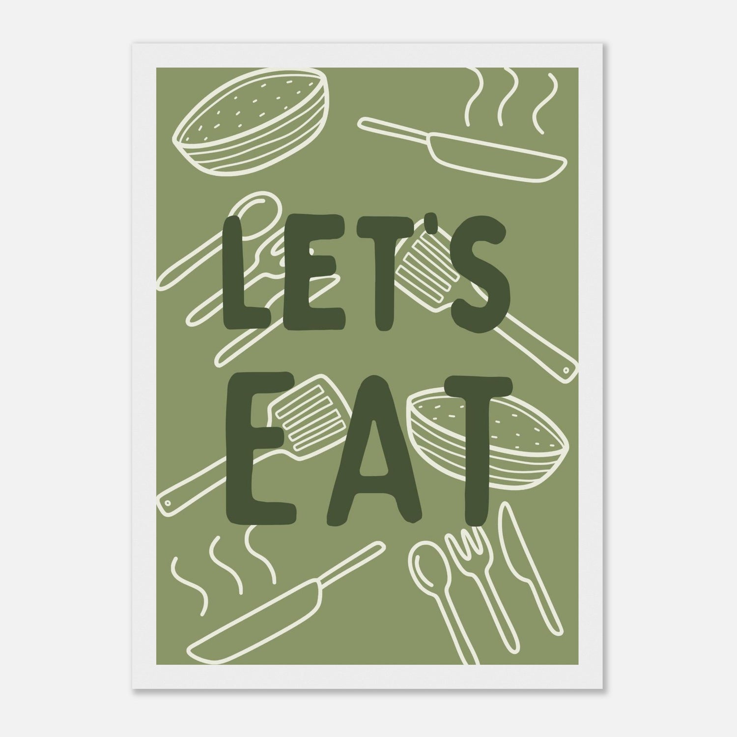 Let's Eat Print