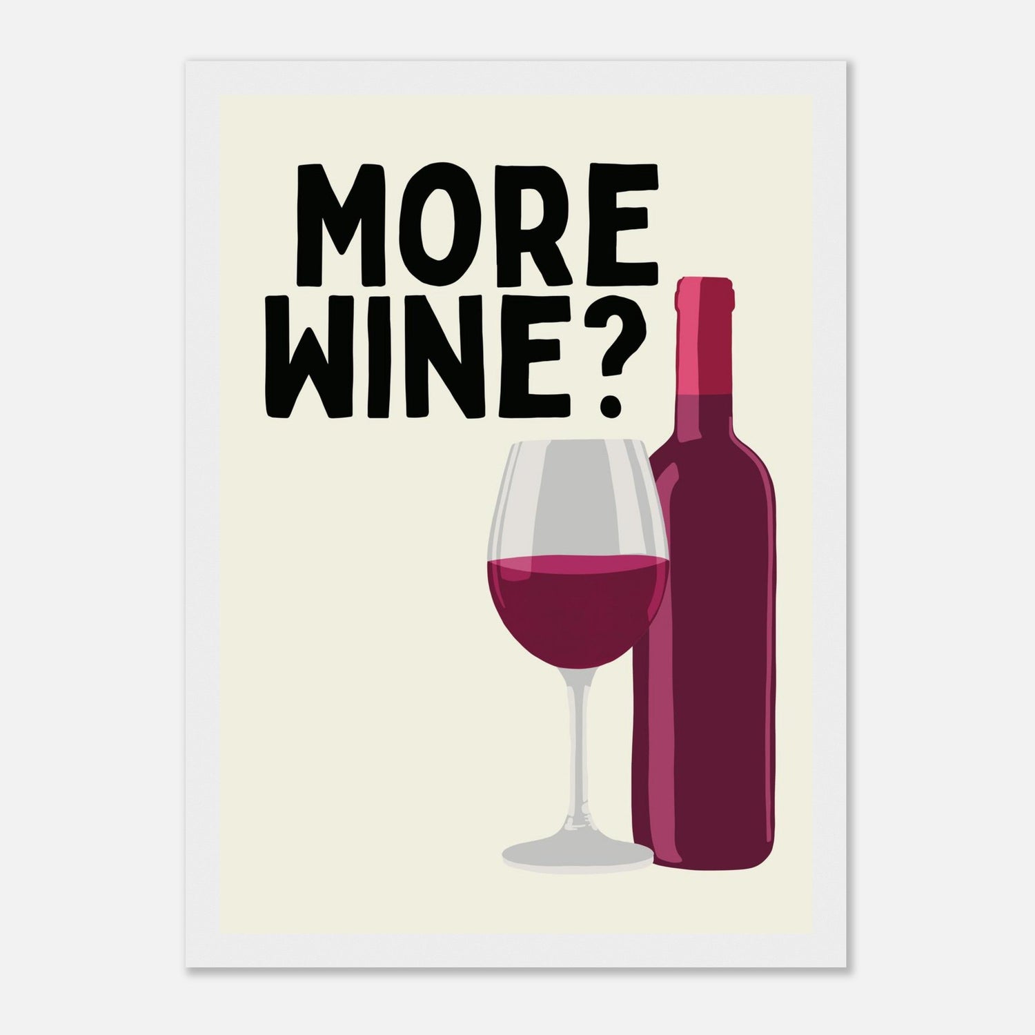 More Wine Print