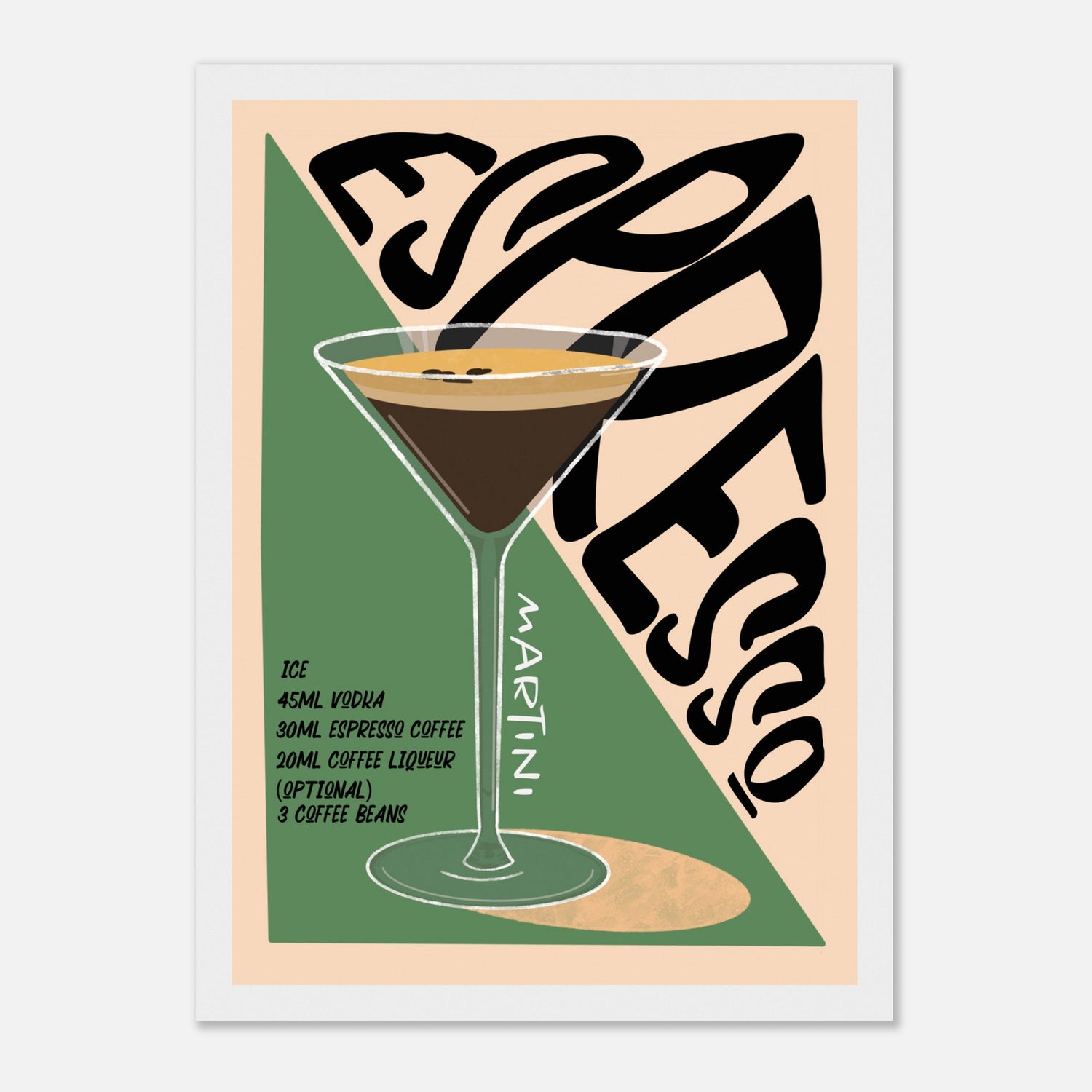 Espresso Martini Cocktail Print