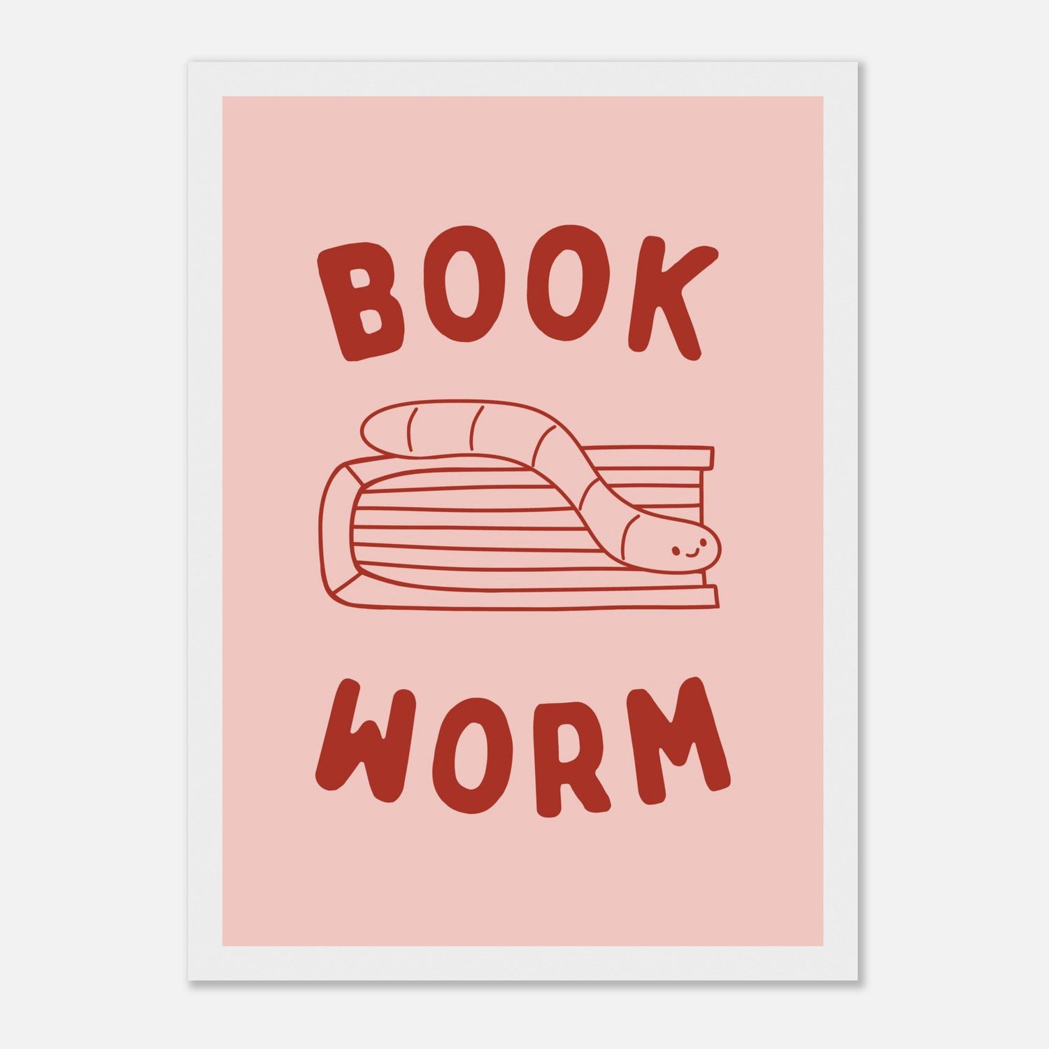 Book Worm Print
