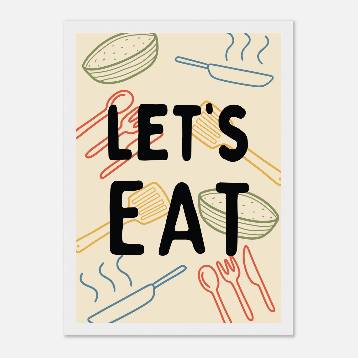Let's Eat Print