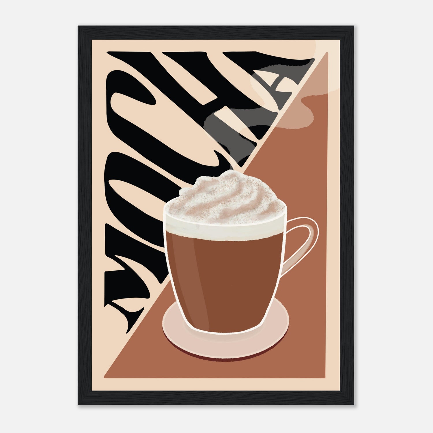 Mocha Coffee Print