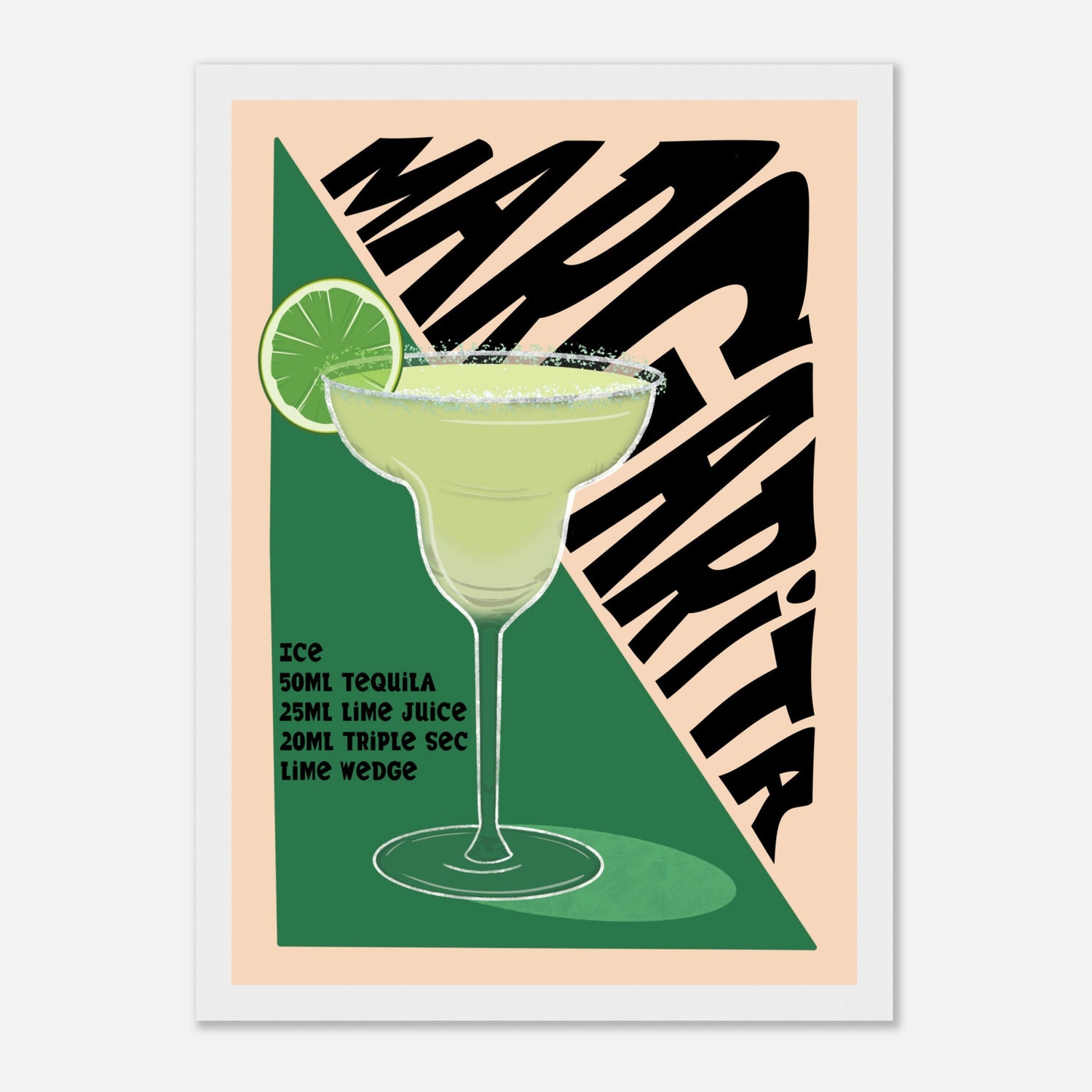 Margarita Cocktail Print