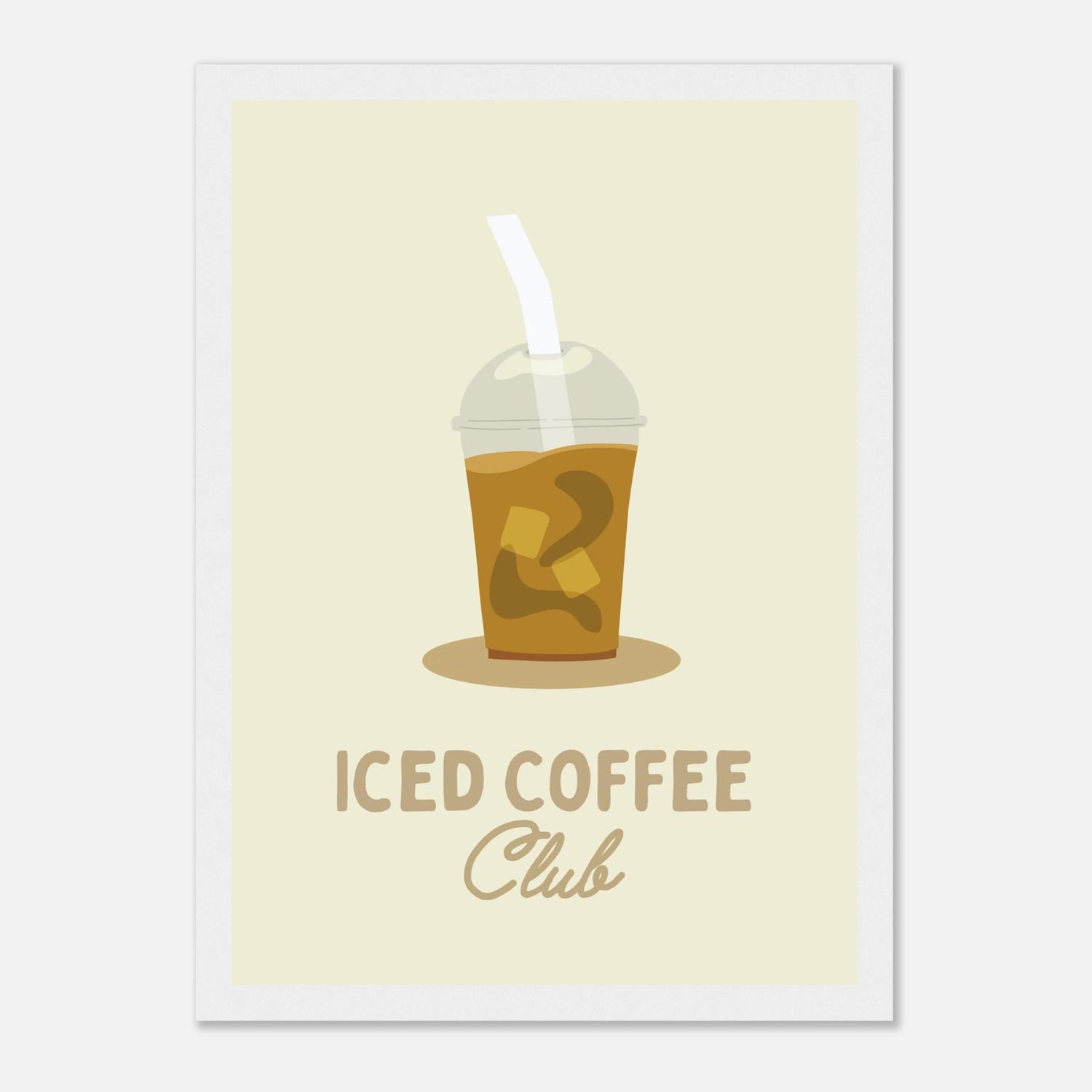 Iced Coffee Club Print