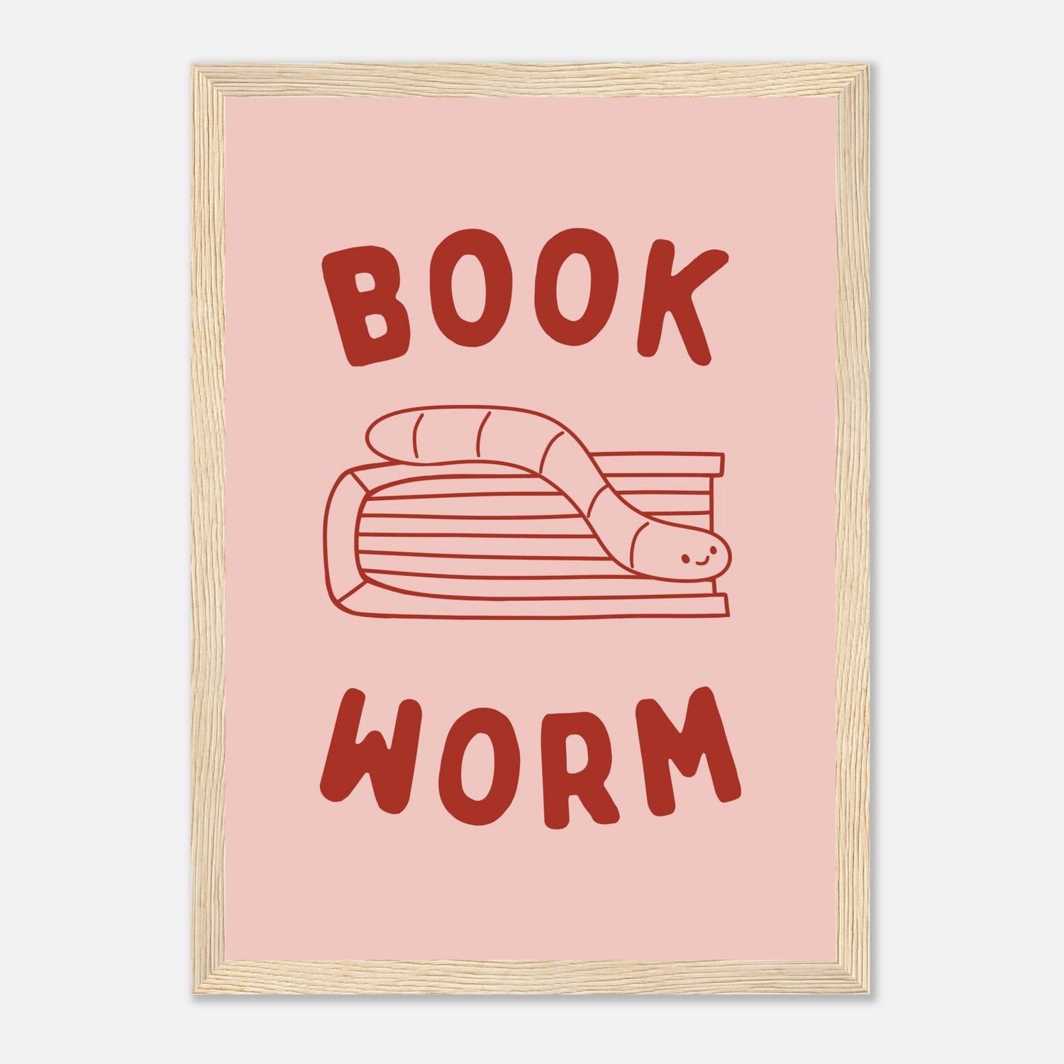 Book Worm Print