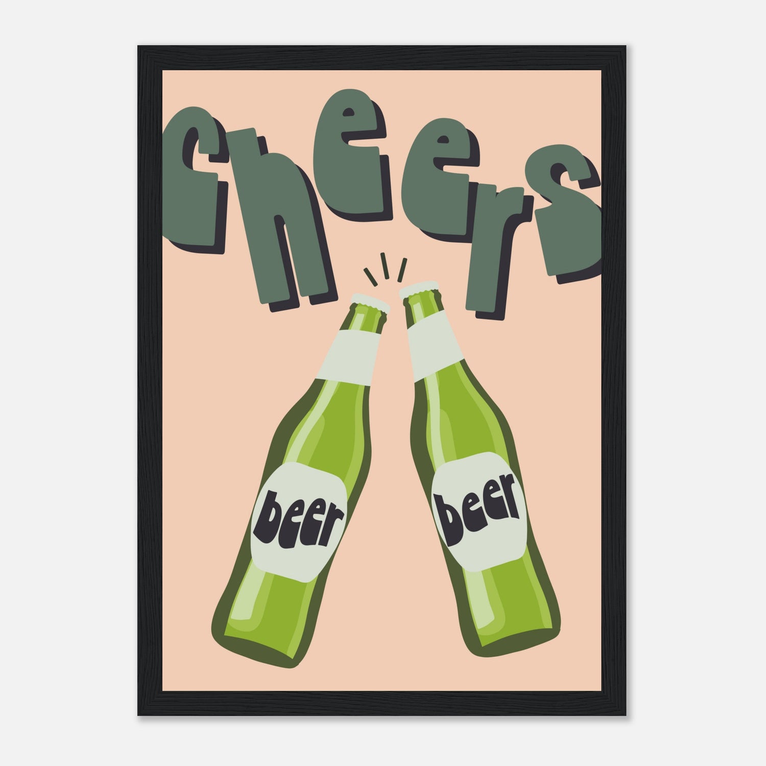 Cheers Beer Print