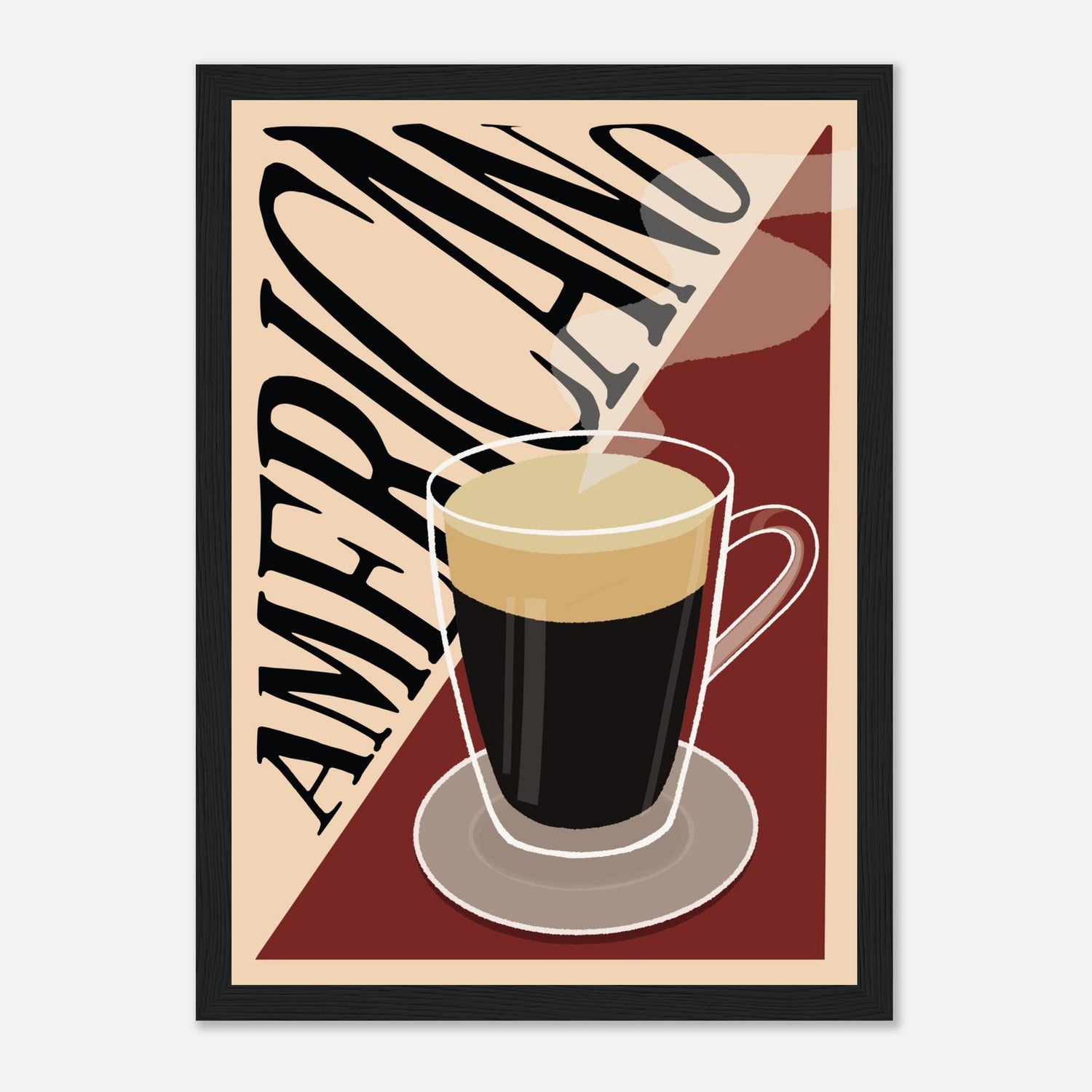 Americano Coffee Print