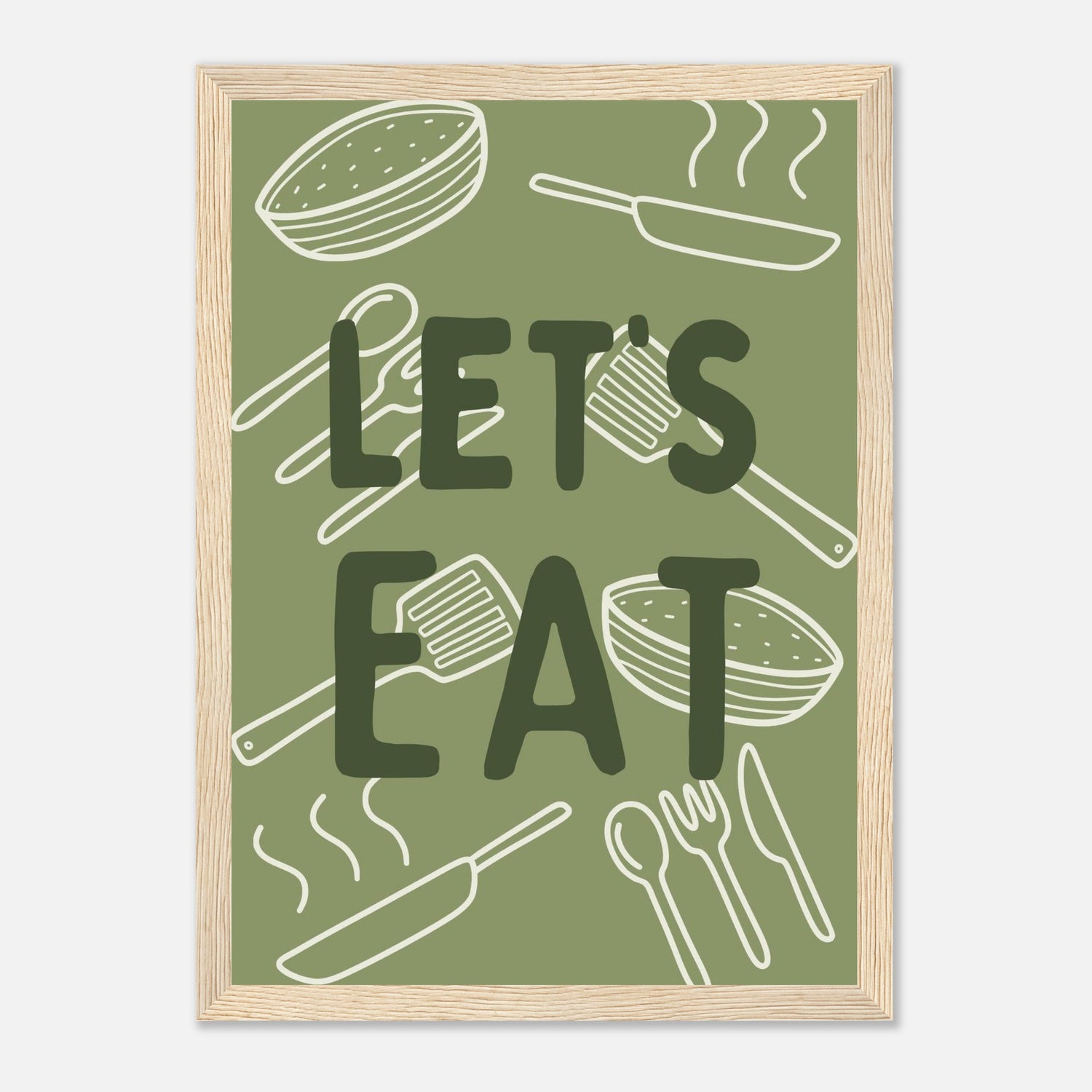 Let's Eat Print