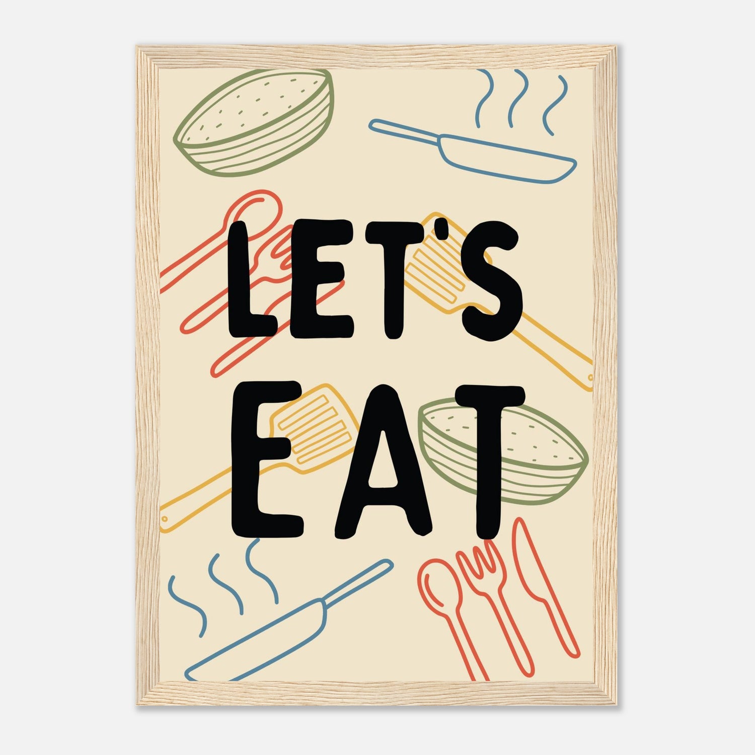 Let's Eat Print
