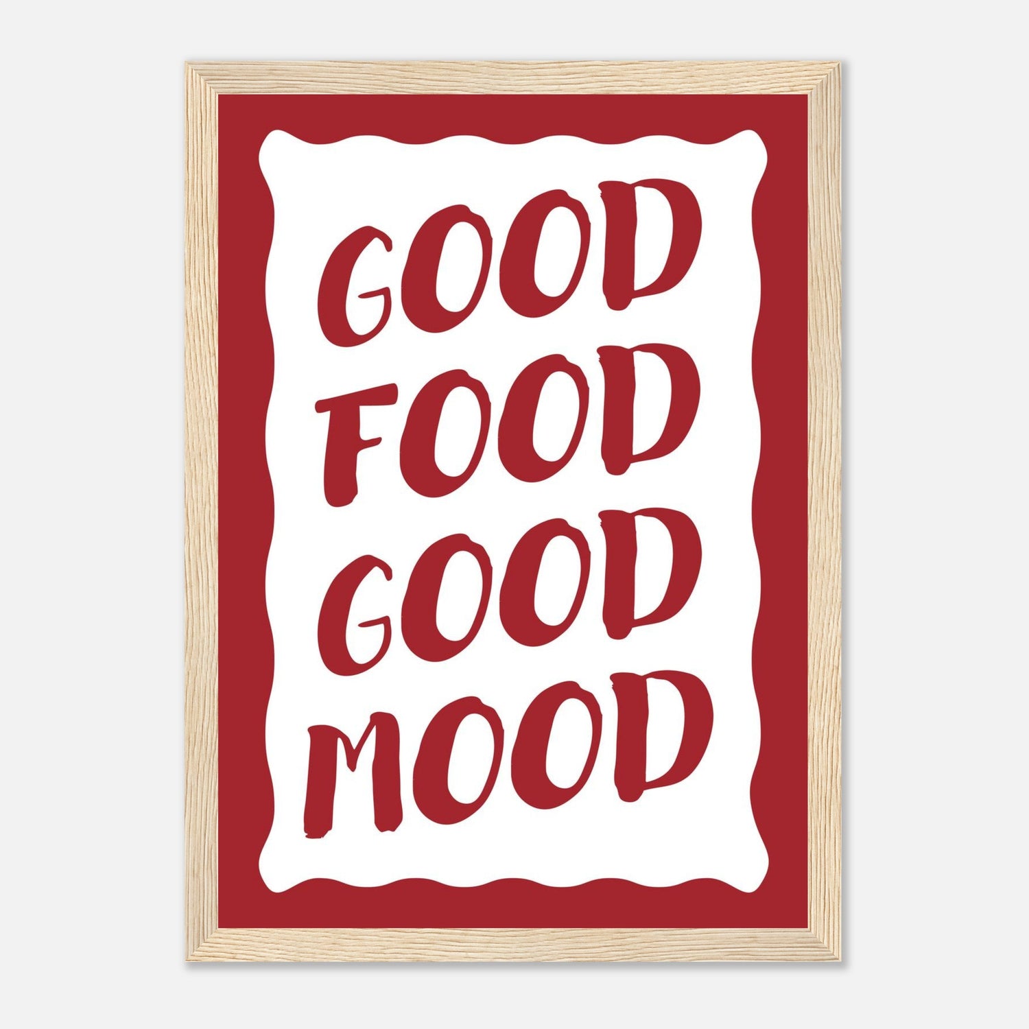 Good Food Good Mood Print