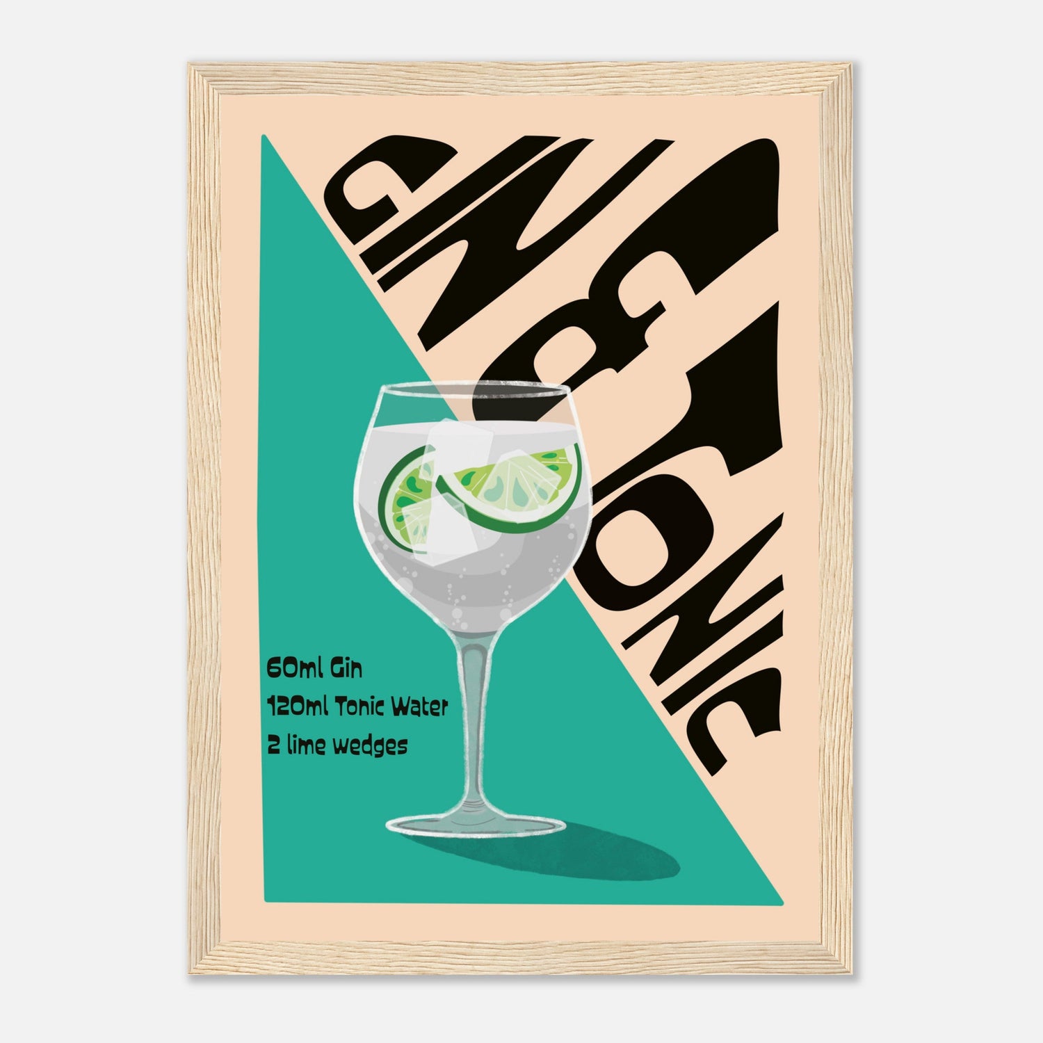 Gin And Tonic Cocktail Print