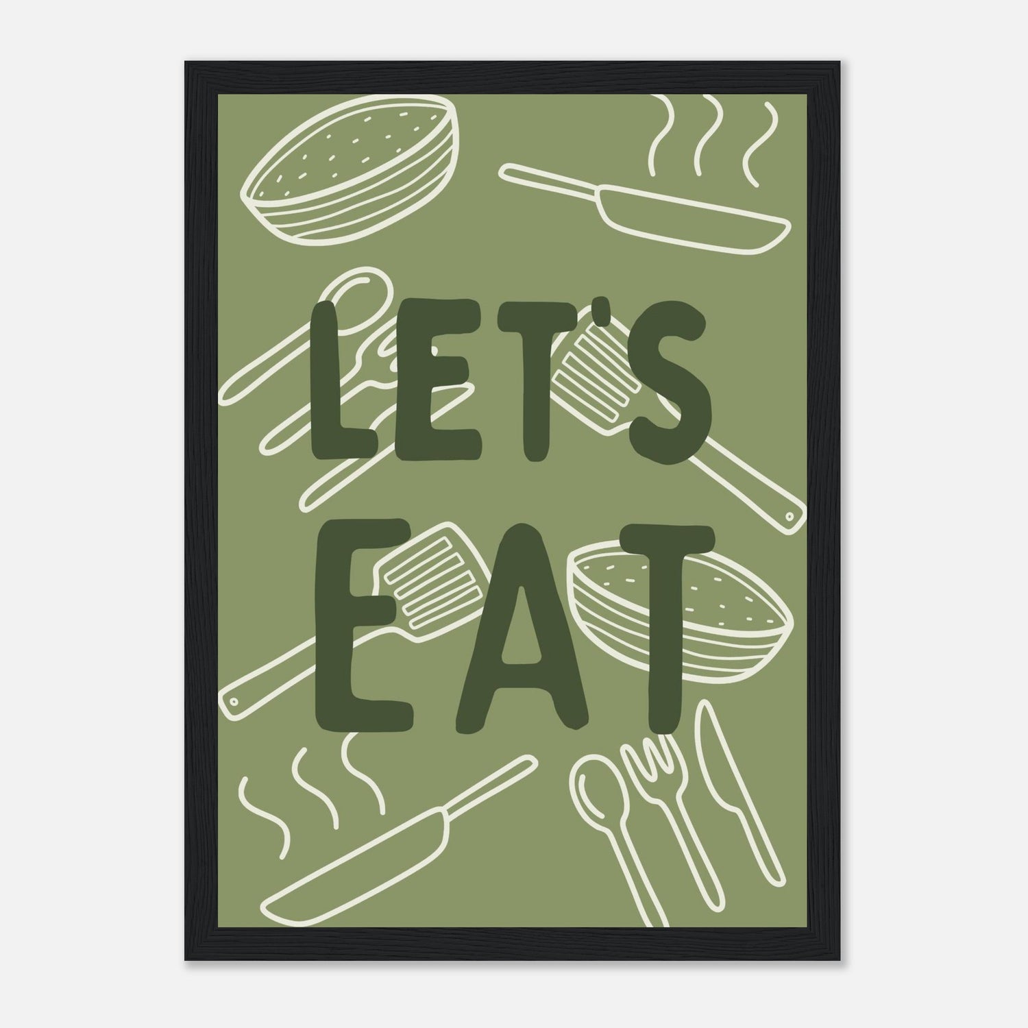 Let's Eat Print