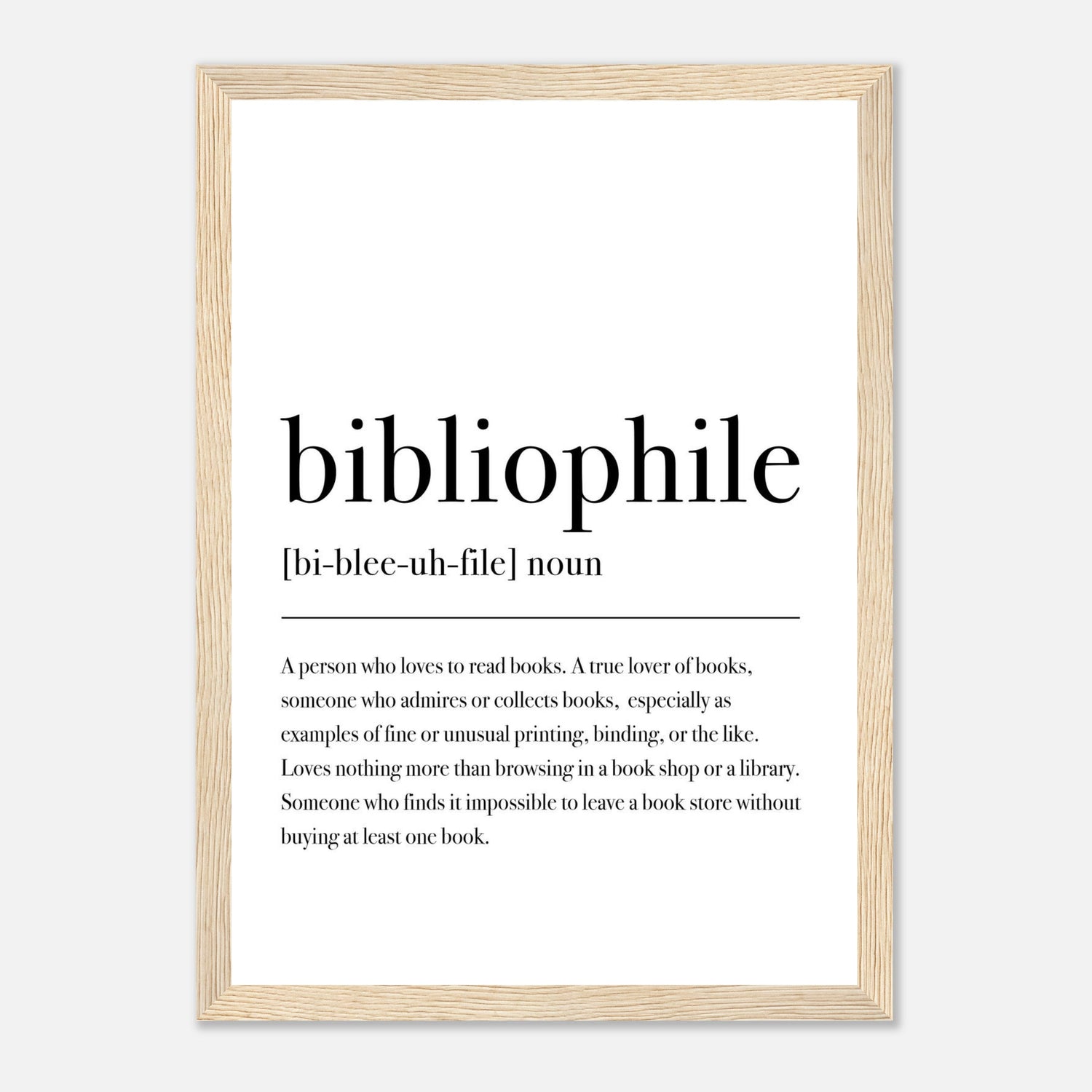 Bibliophile Definition Print