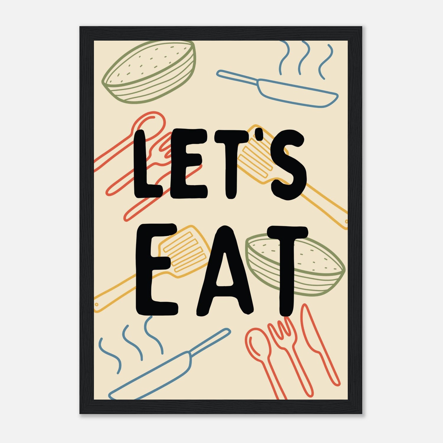 Let's Eat Print