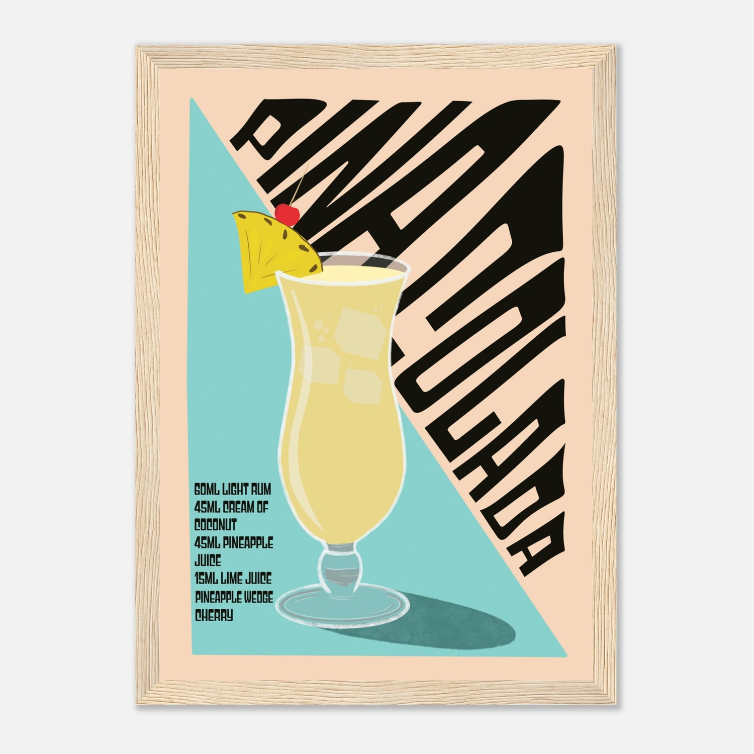 Pina Colada Cocktail Print