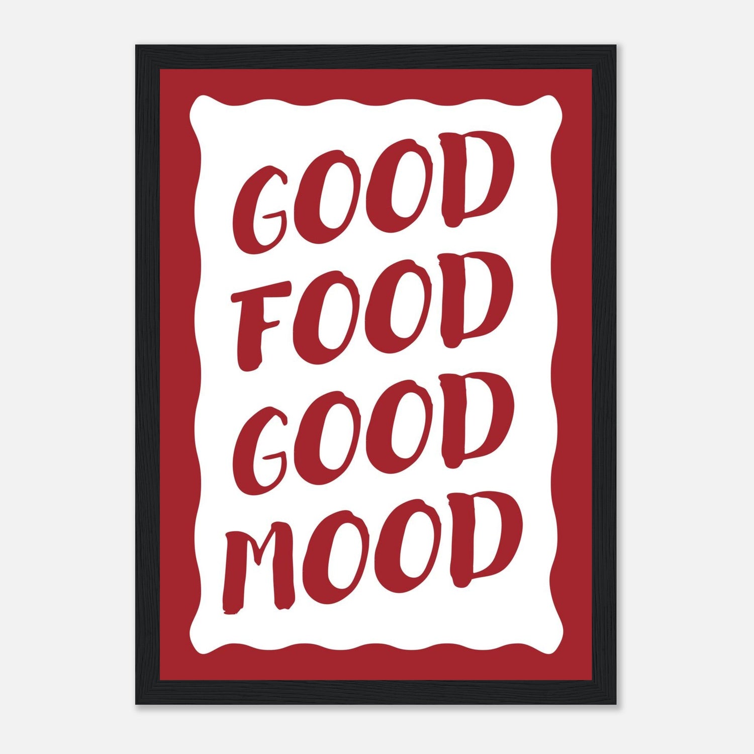 Good Food Good Mood Print