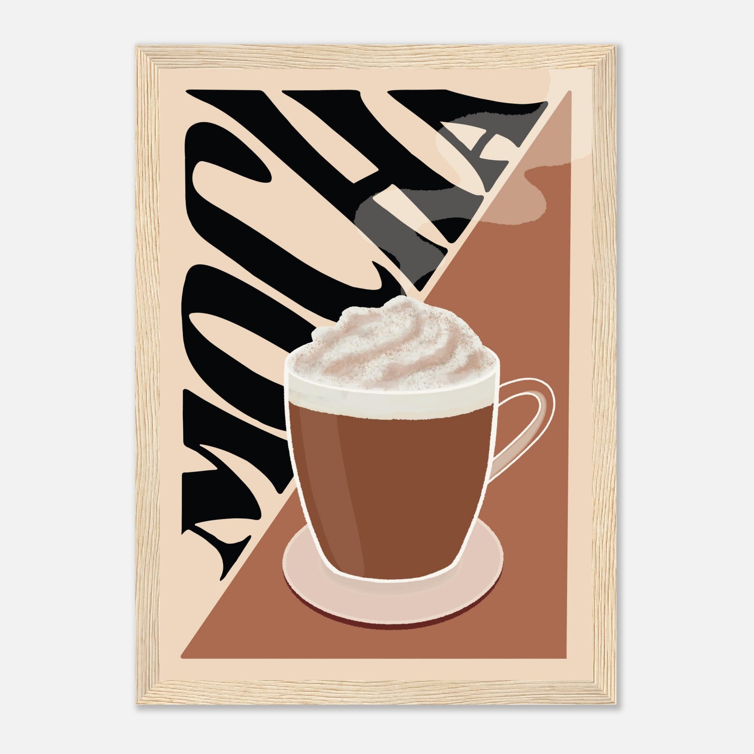 Mocha Coffee Print