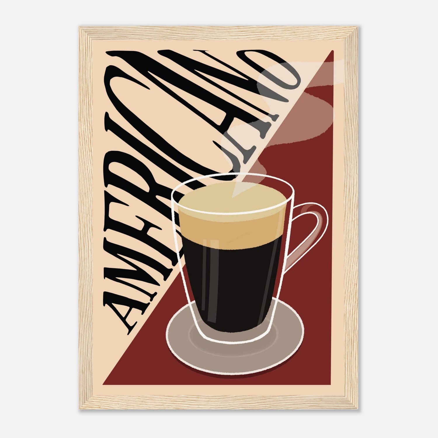 Americano Coffee Print