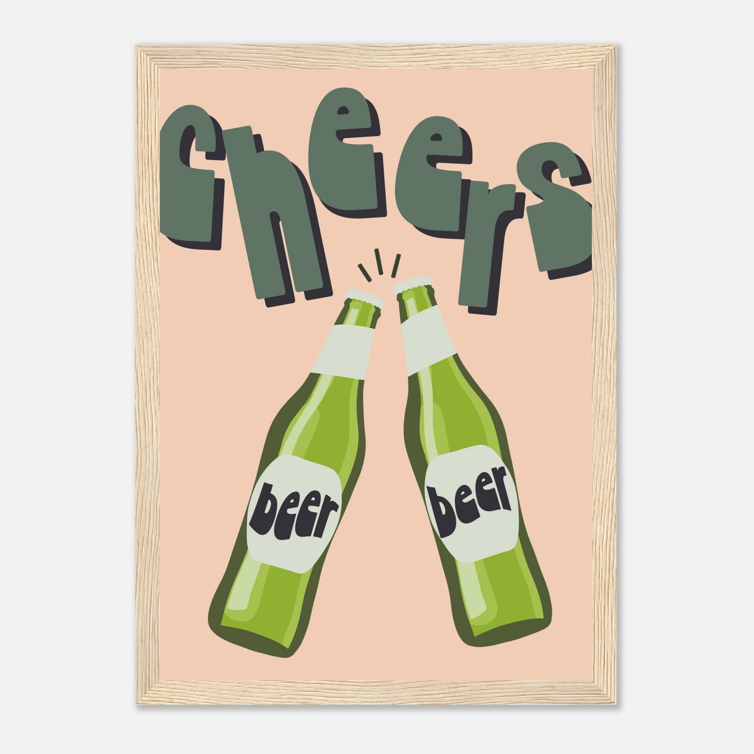 Cheers Beer Print