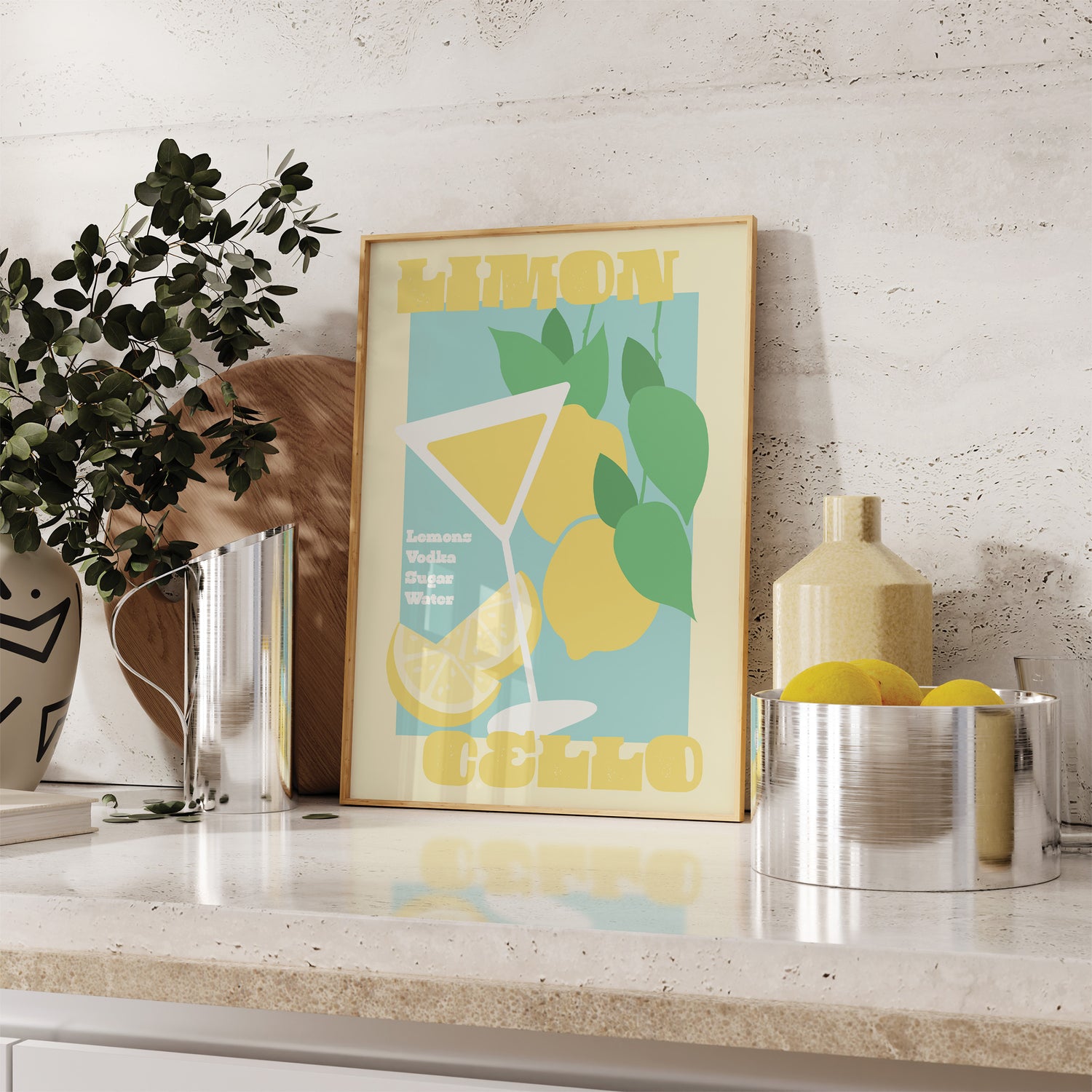 Limon Cello Print