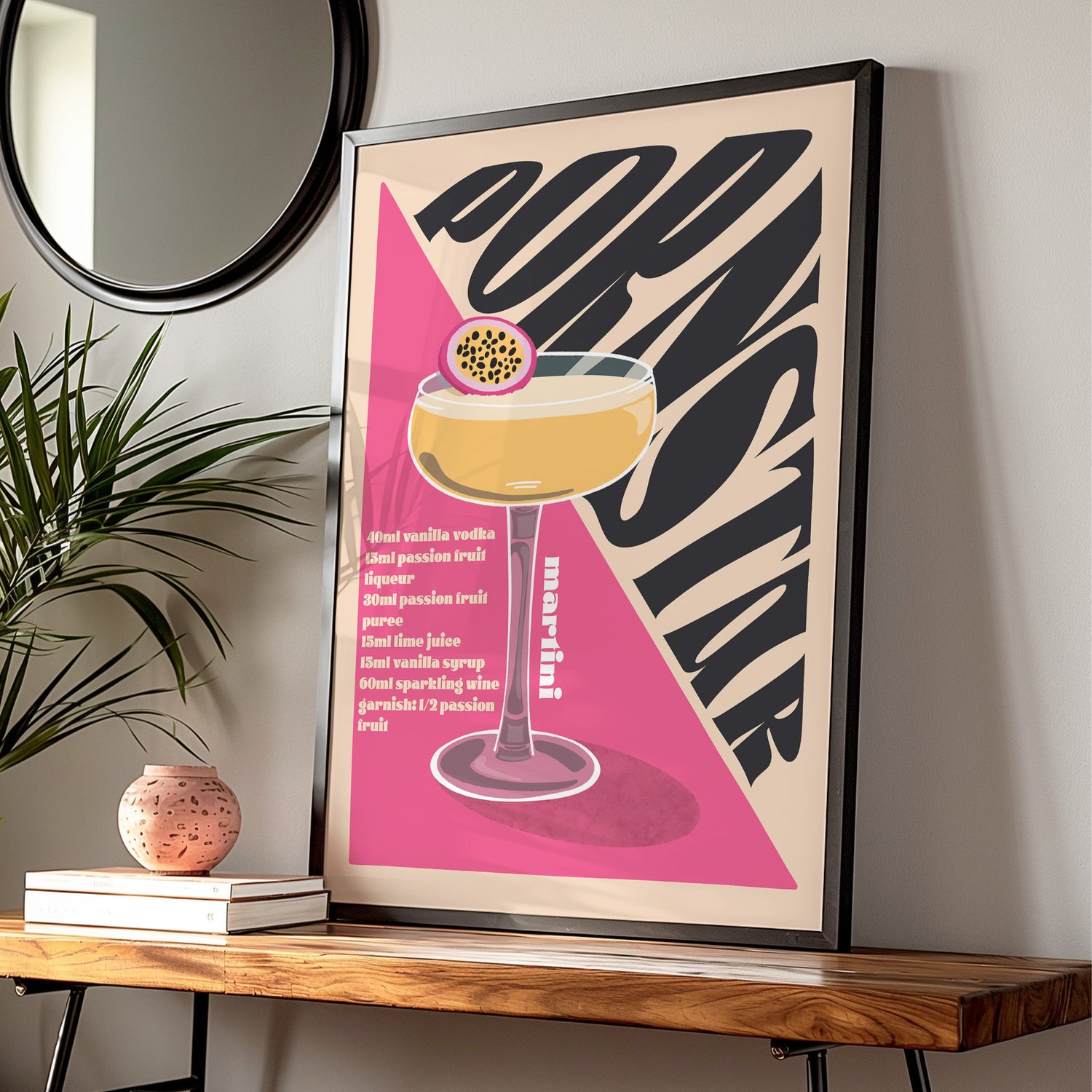 Pornstar Martini Cocktail Print