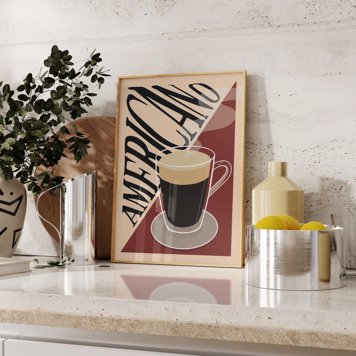 Americano Coffee Print