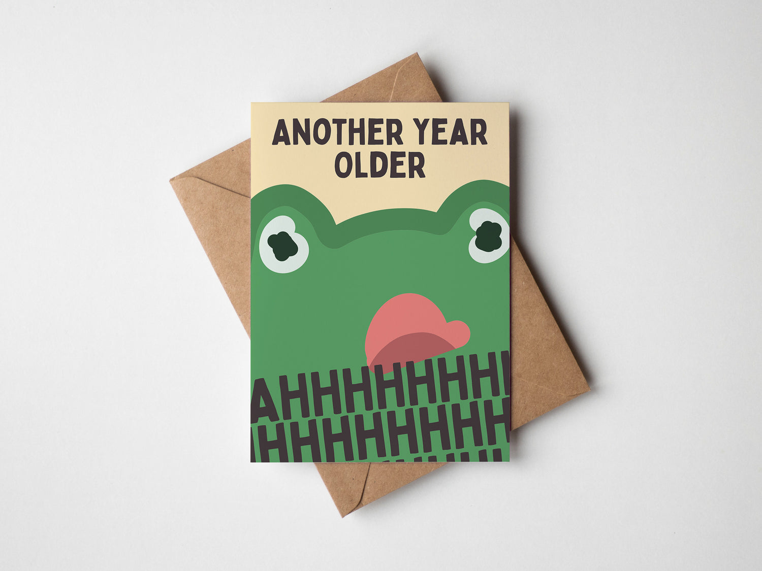 Another Year Older Frog Card