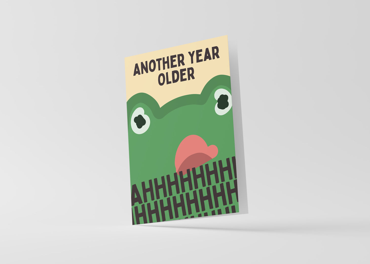 Another Year Older Frog Card