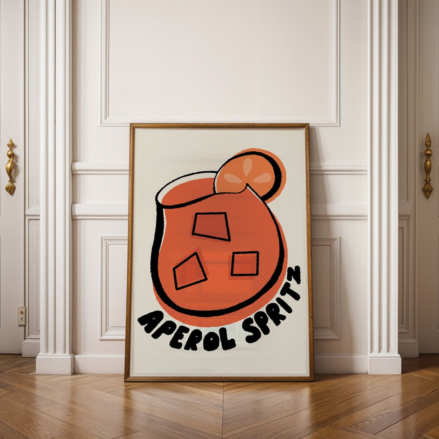 Aperol Spritz Cocktail V2 Print