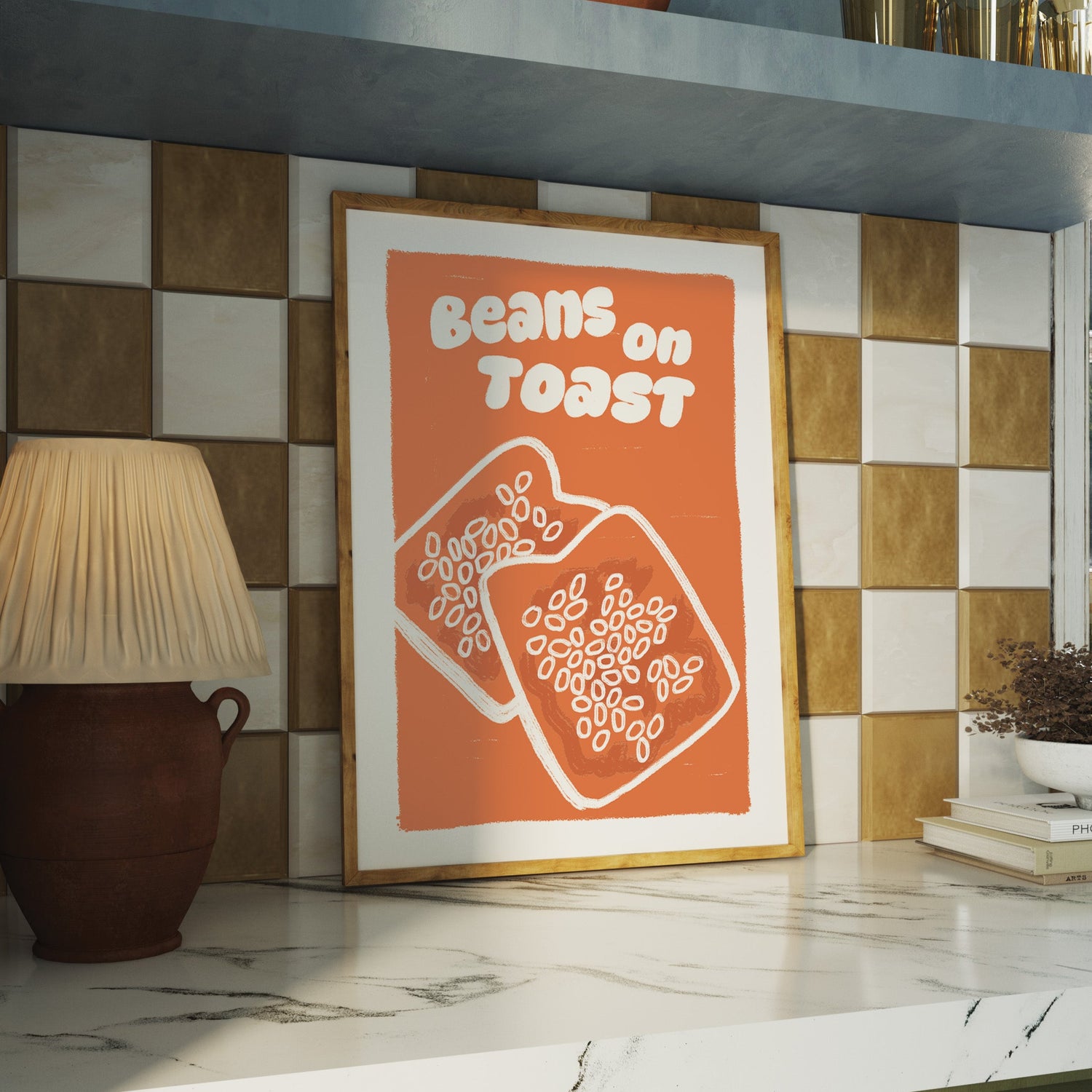 Beans On Toast Print