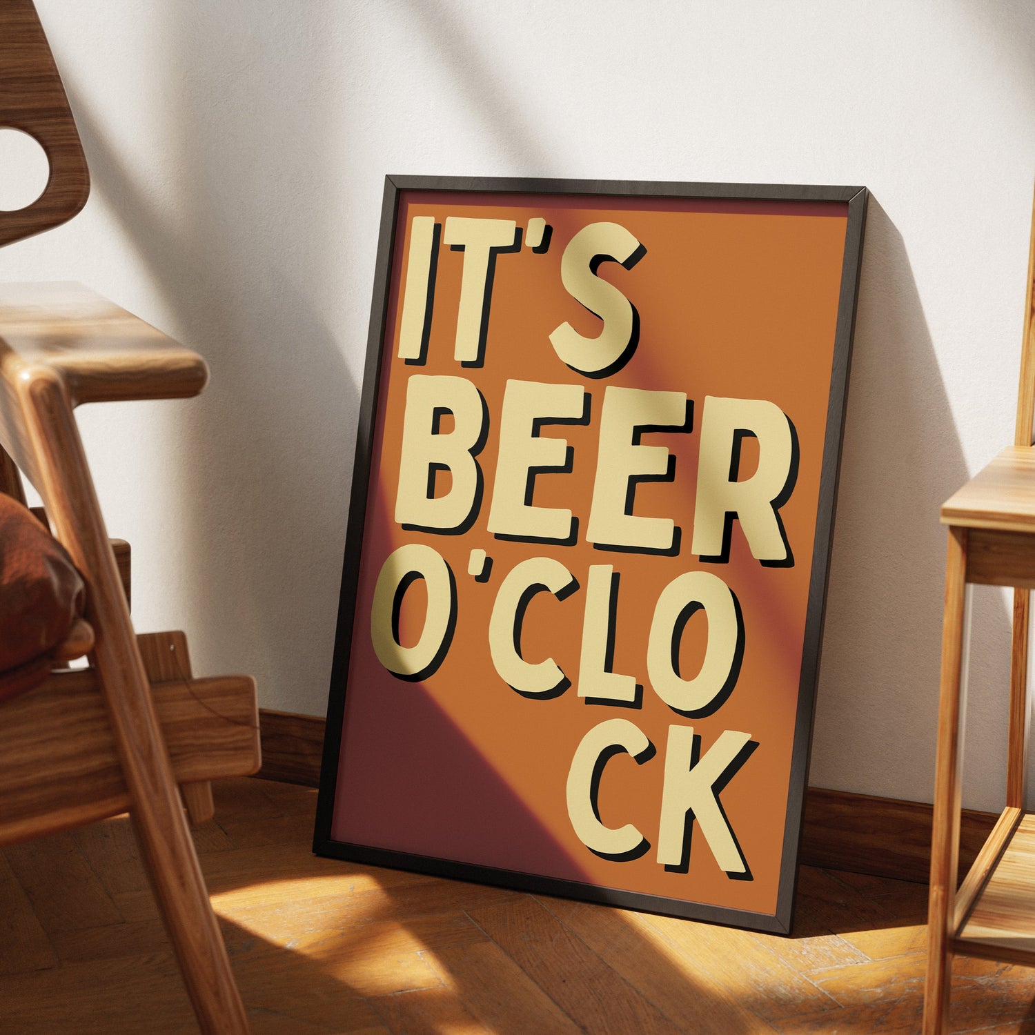 It's Beer O'Clock Print