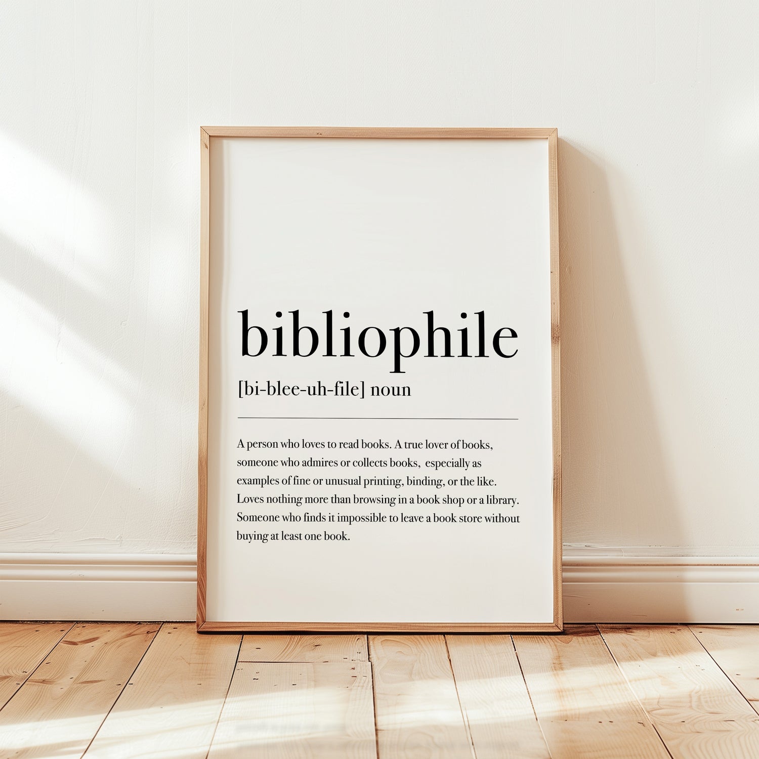 Bibliophile Definition Print