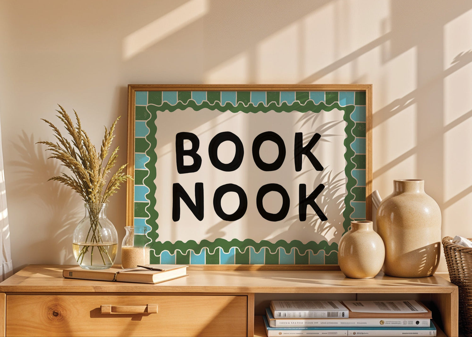 Book Nook Print