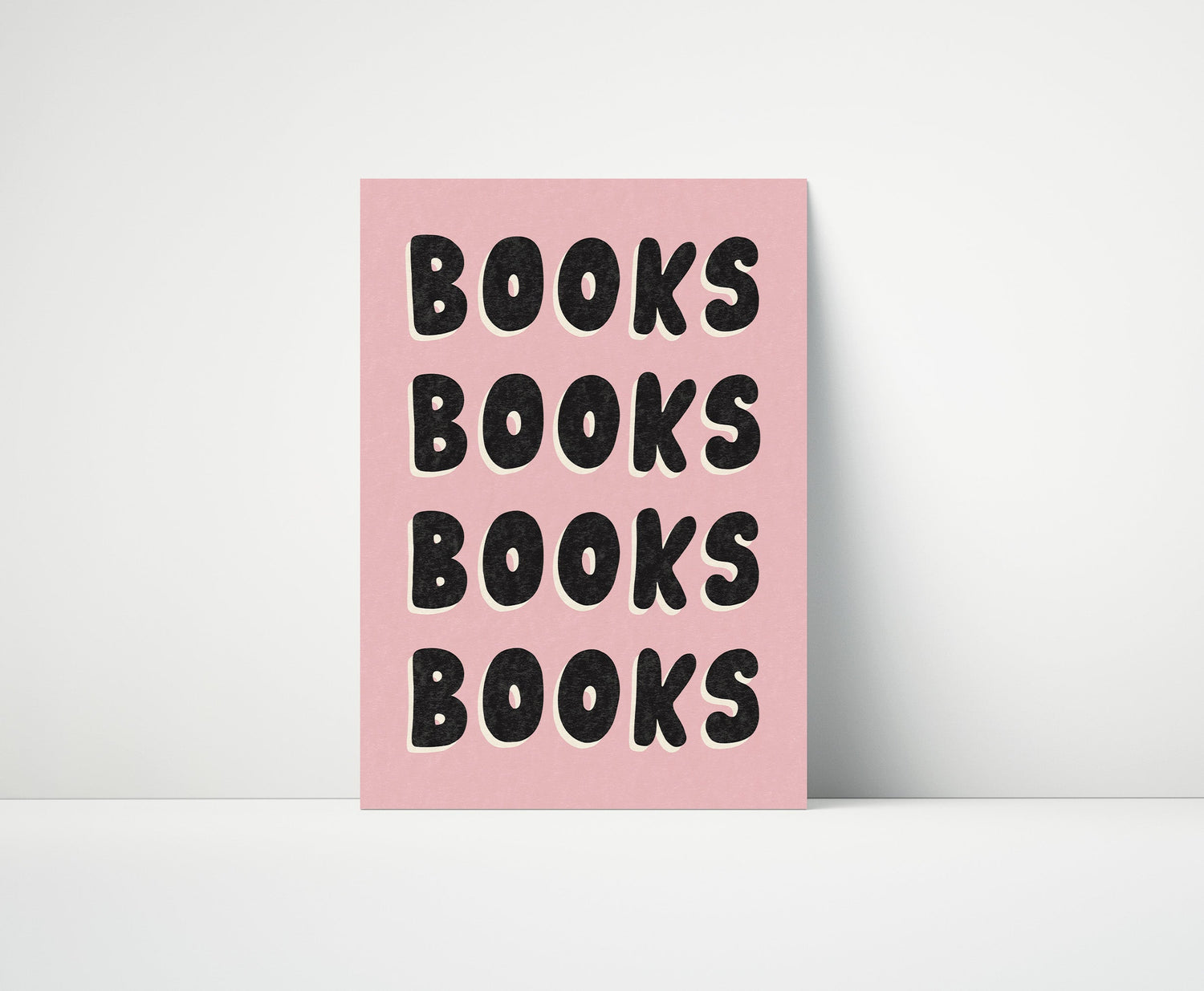 Books Lettering Print