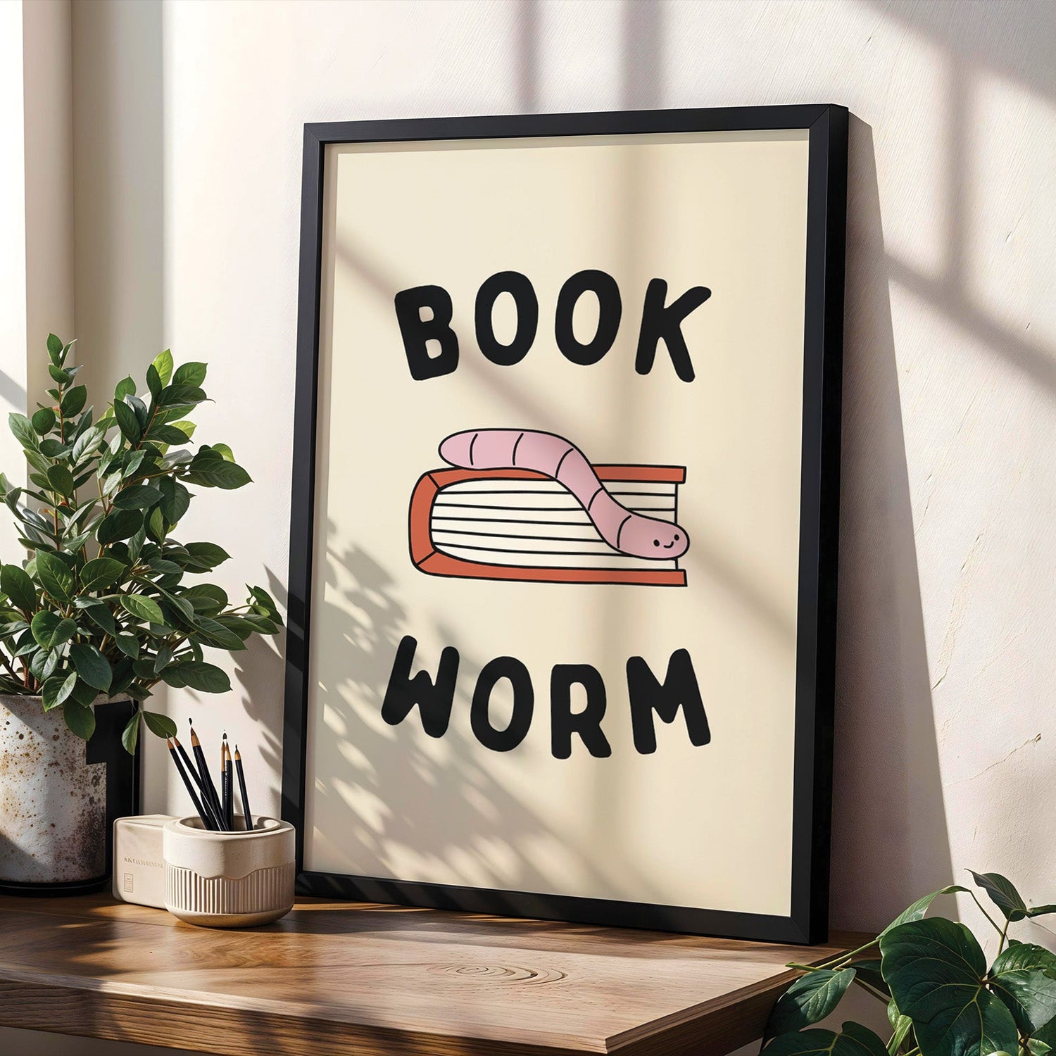 Book Worm Print