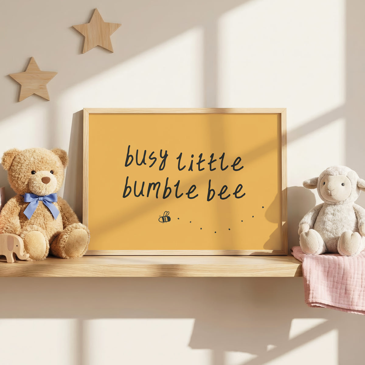 Busy Little Bumble Bee Print