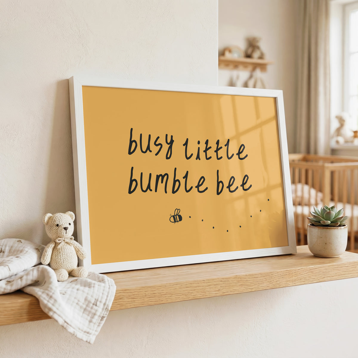 Busy Little Bumble Bee Print