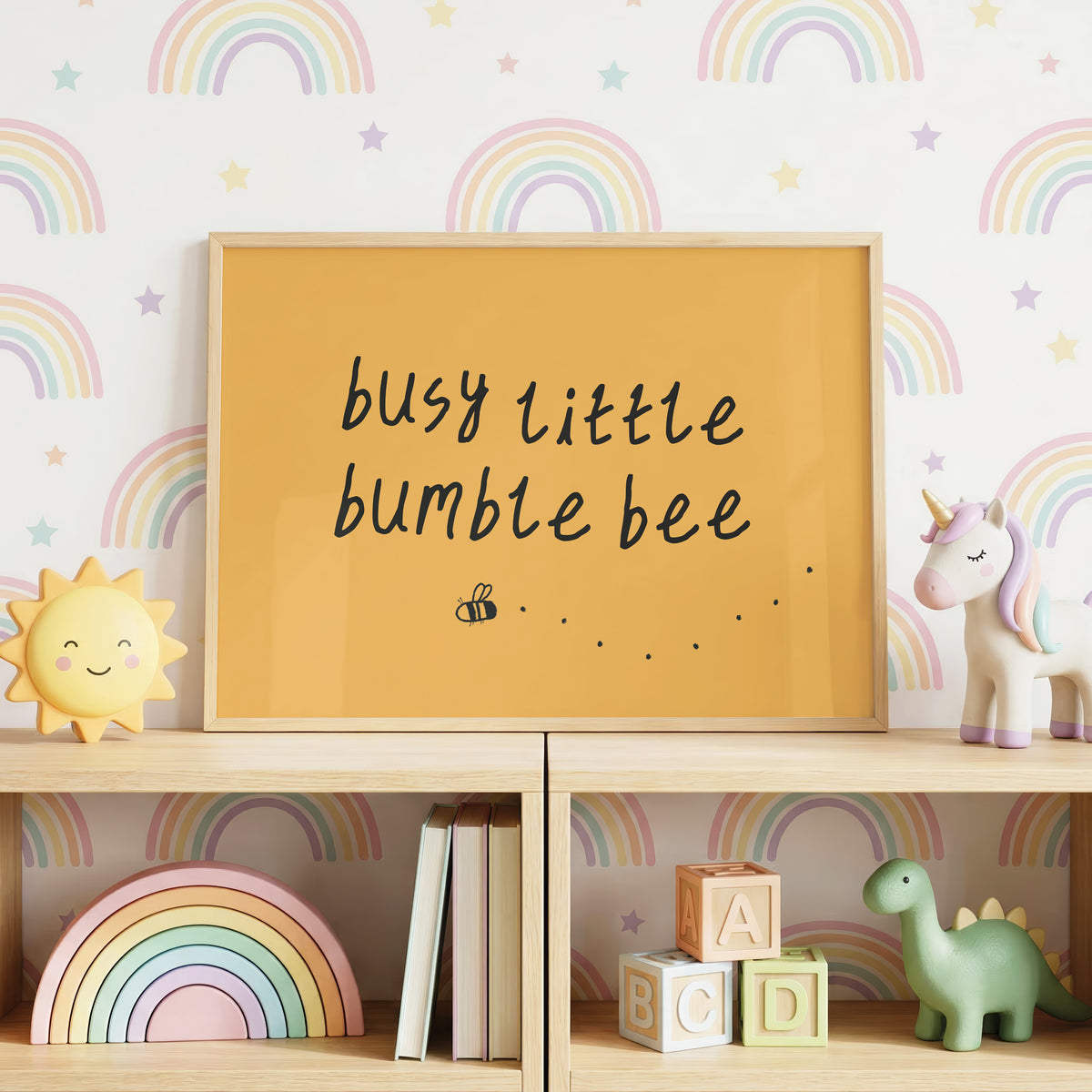 Busy Little Bumble Bee Print