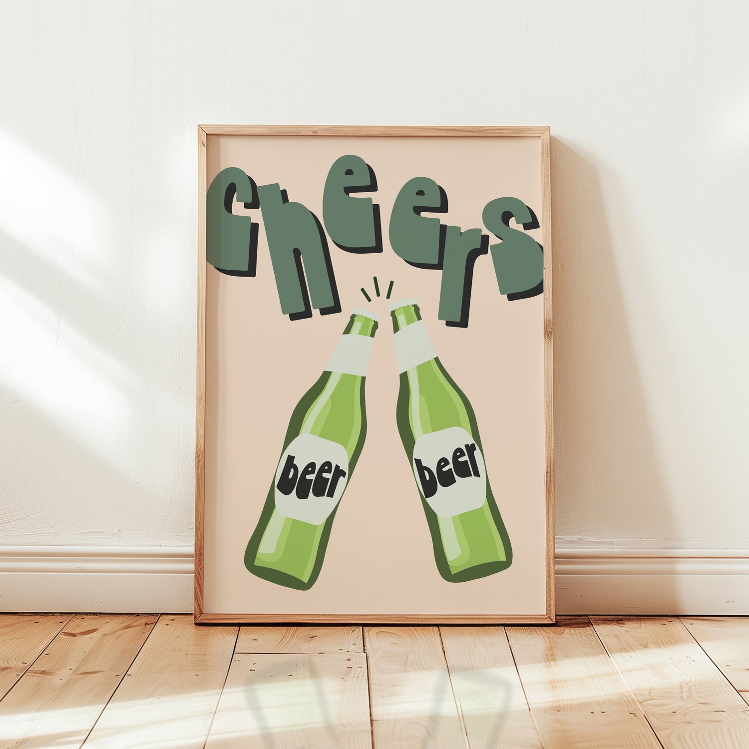 Cheers Beer Print