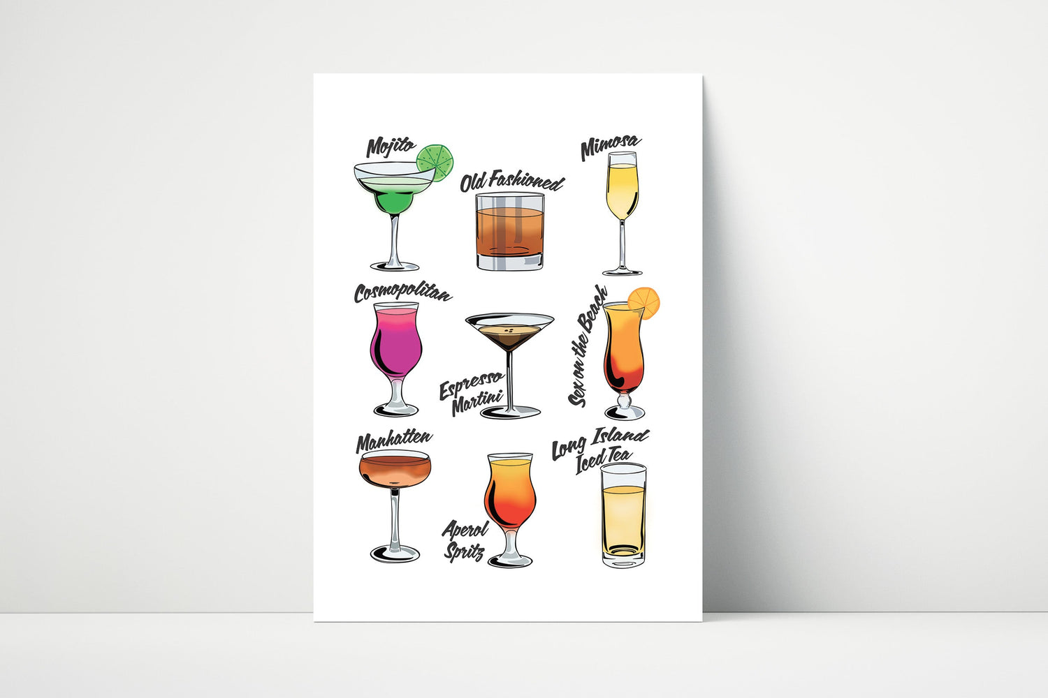 Cocktails Print