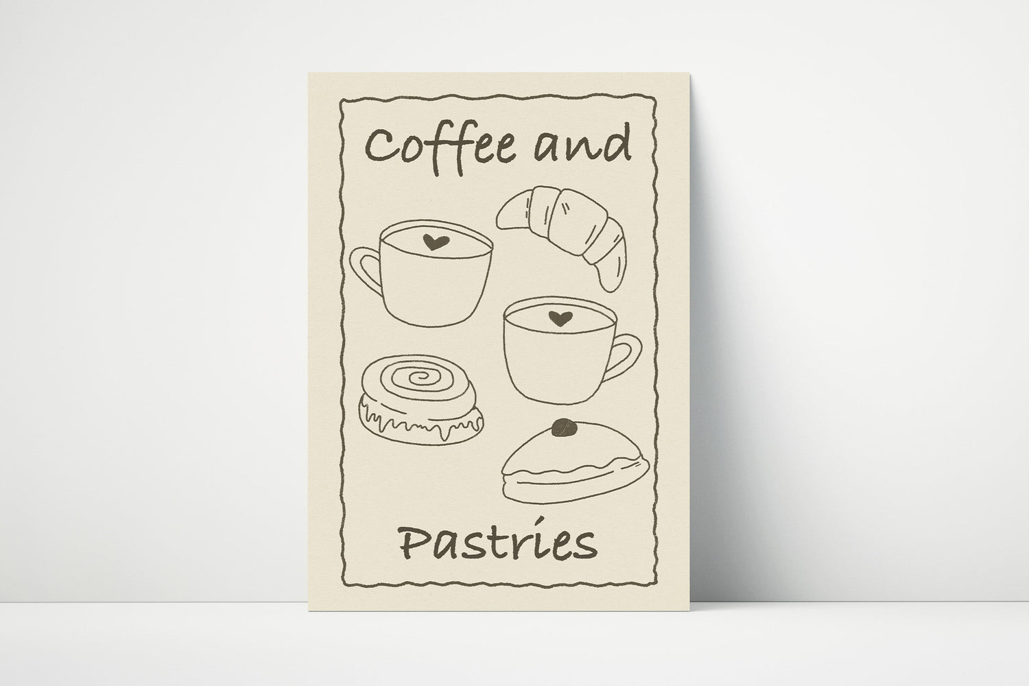 Coffee And Pastries Print