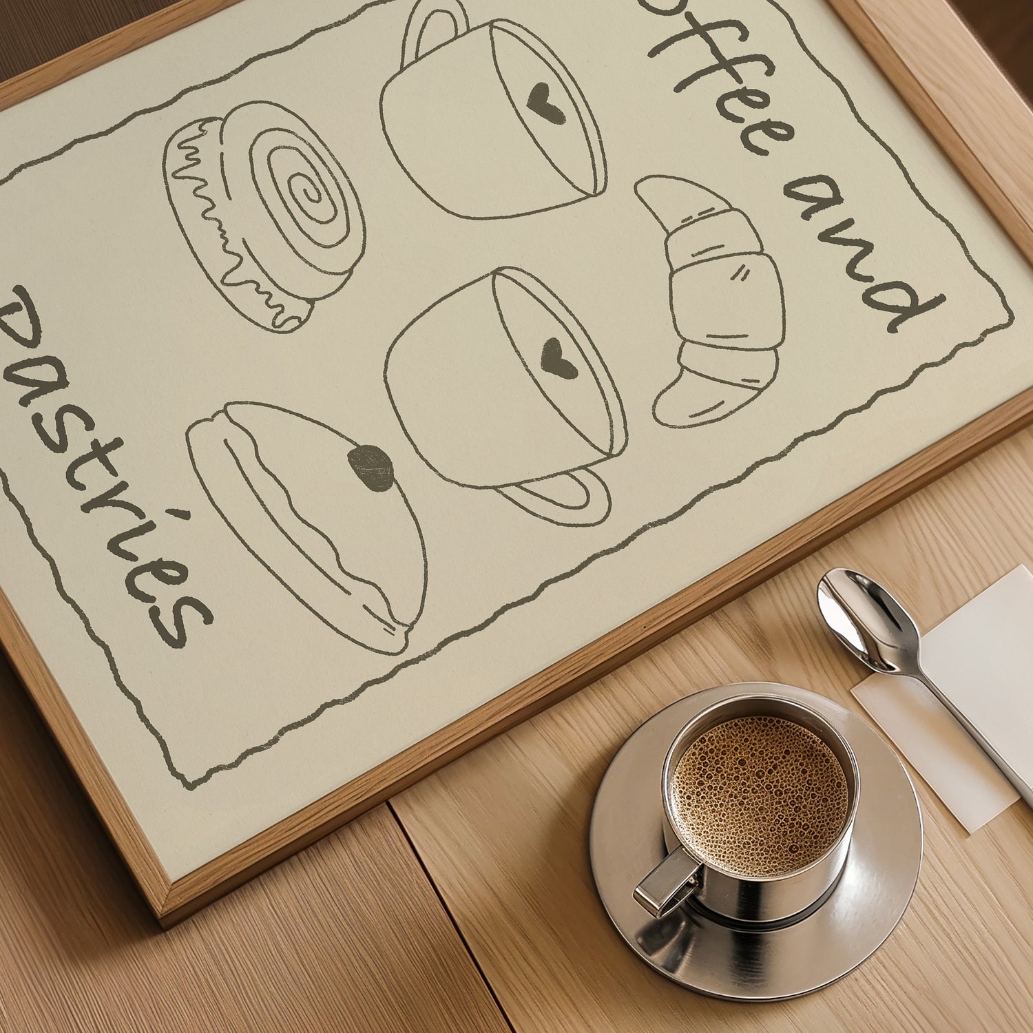 Coffee And Pastries Print