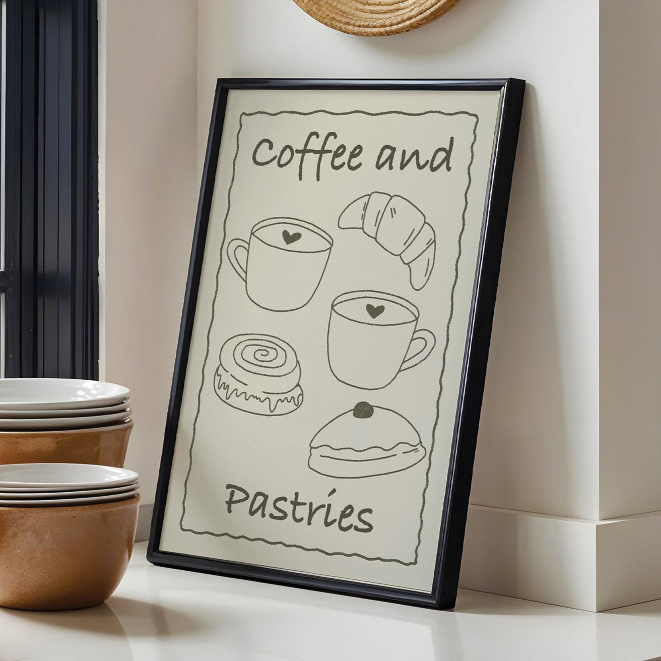 Coffee And Pastries Print