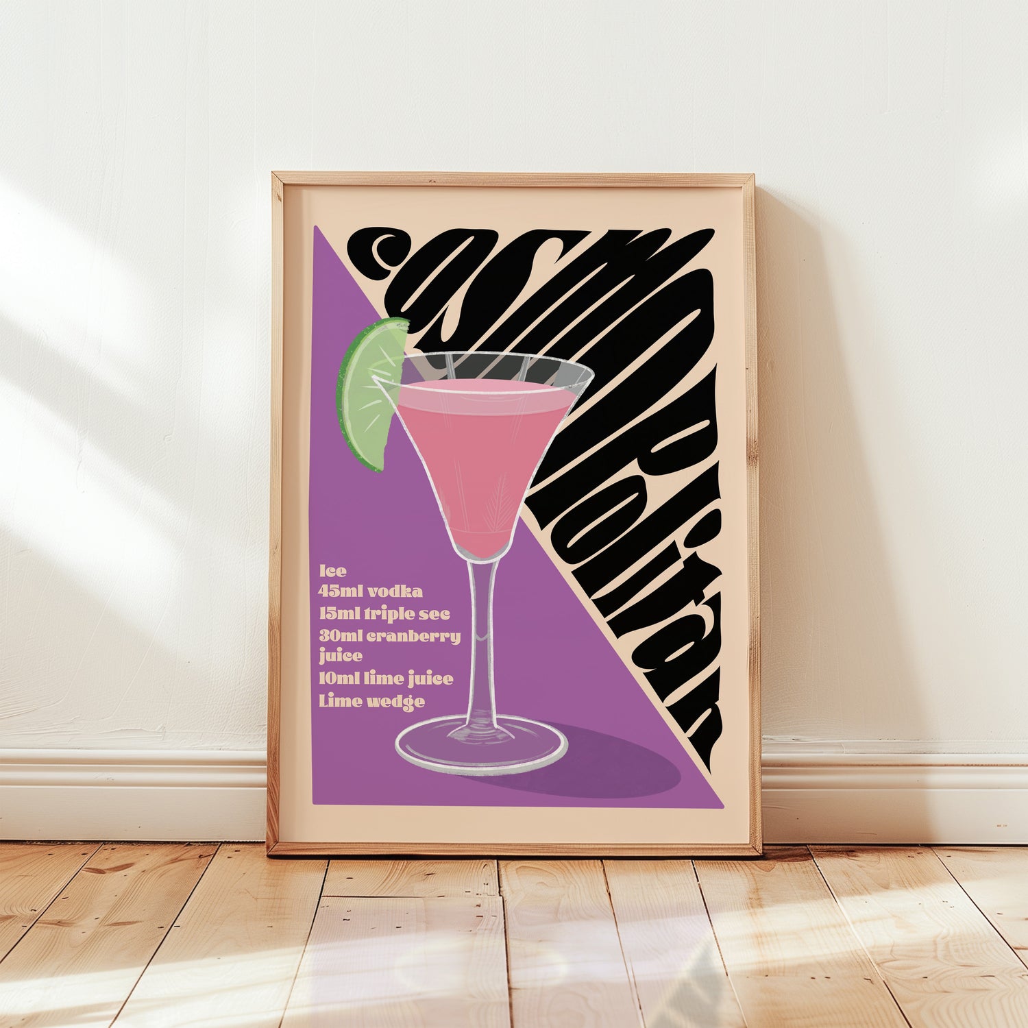 Cosmopolitan Cocktail Print
