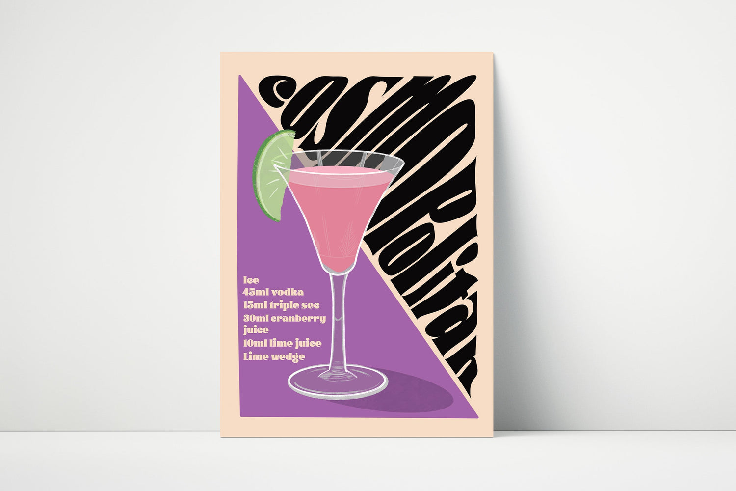 Cosmopolitan Cocktail Print